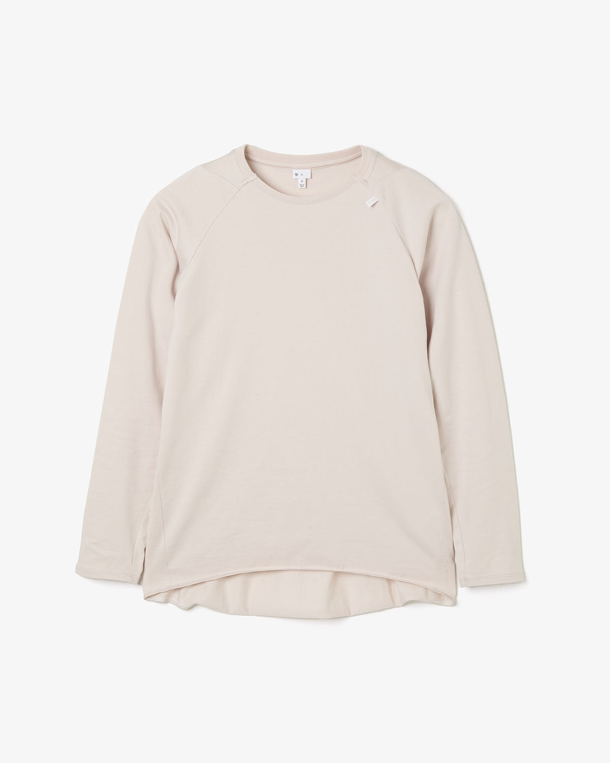 PANELED MESH L/S TOP