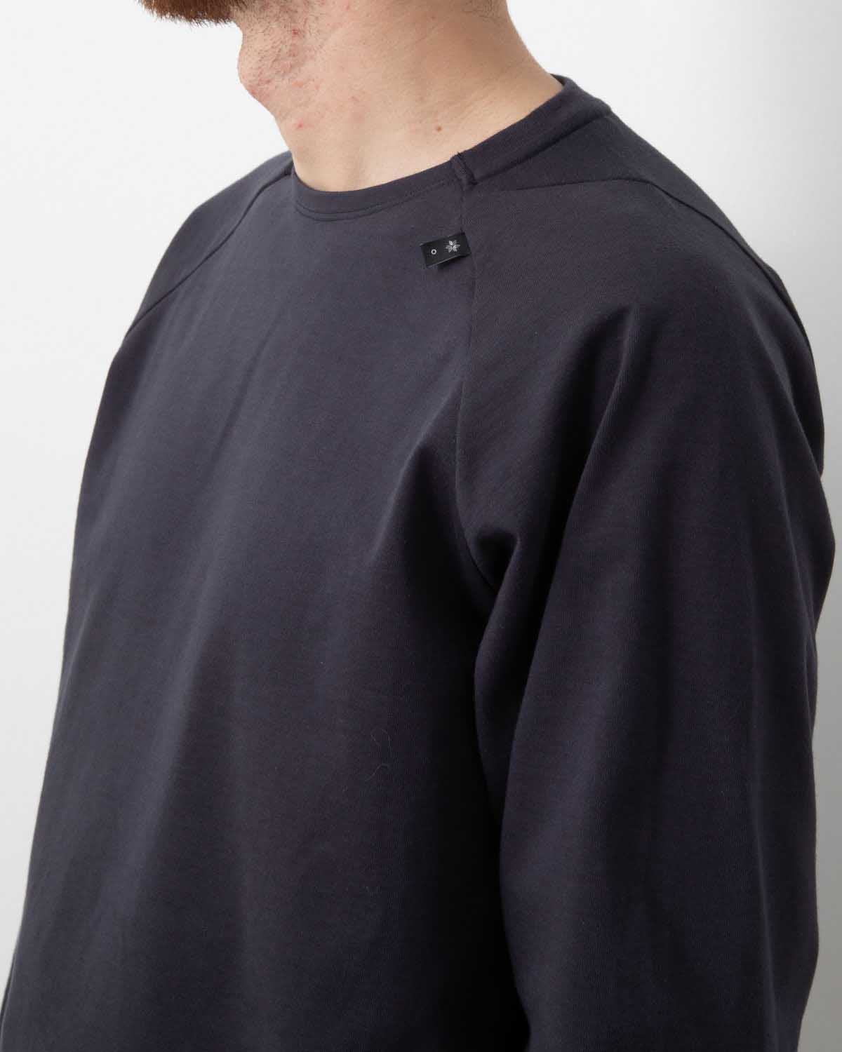 PANELED MESH L/S TOP