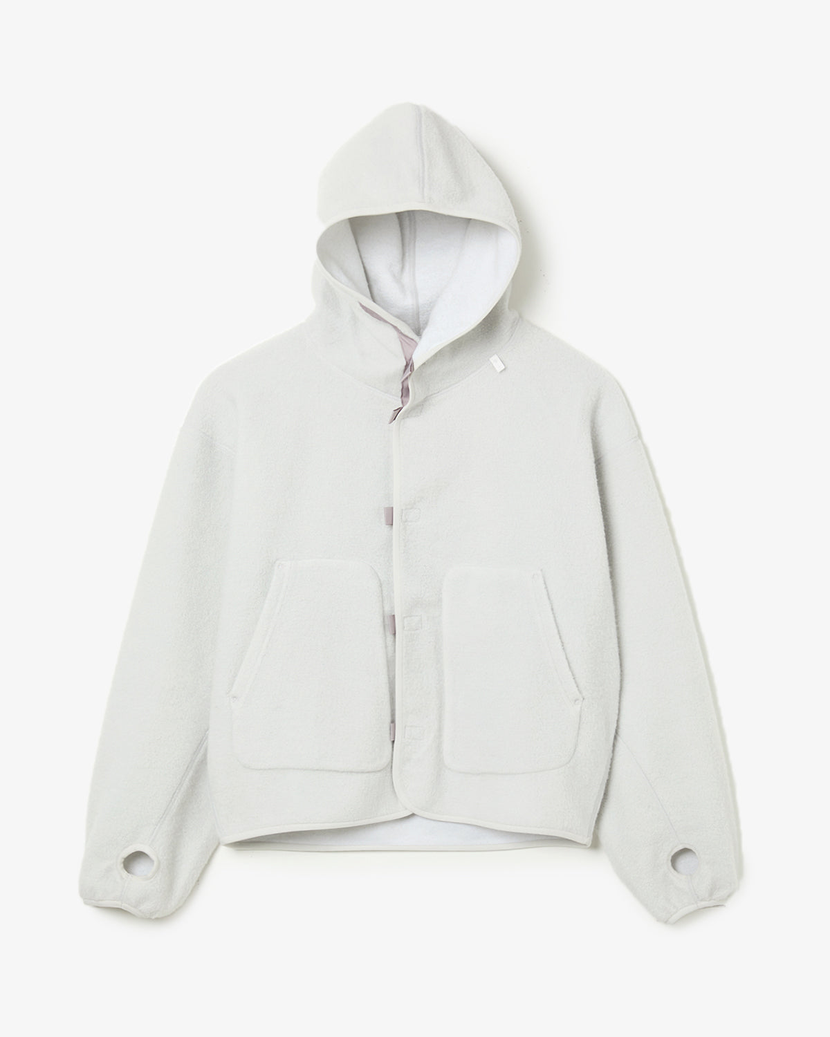 WOOL FLEECE HOODIE