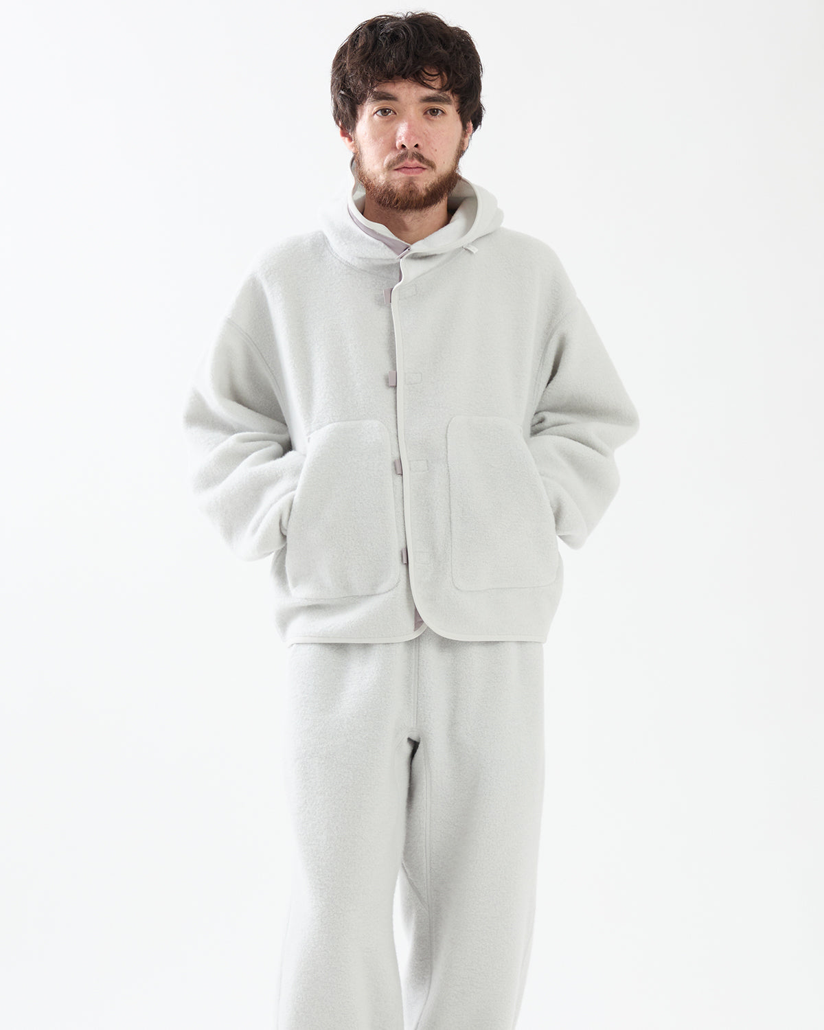 WOOL FLEECE HOODIE