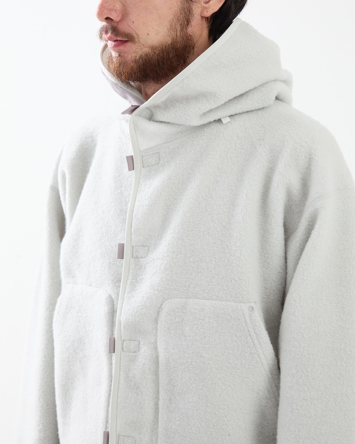 WOOL FLEECE HOODIE