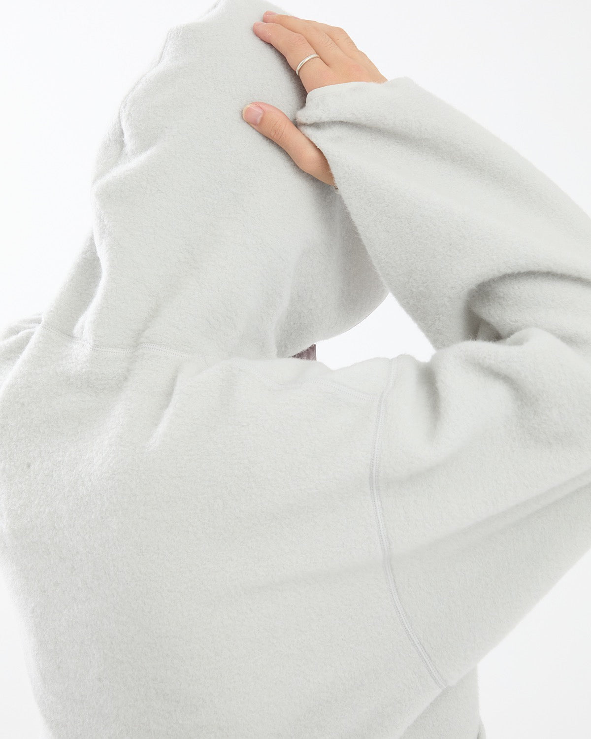 WOOL FLEECE HOODIE