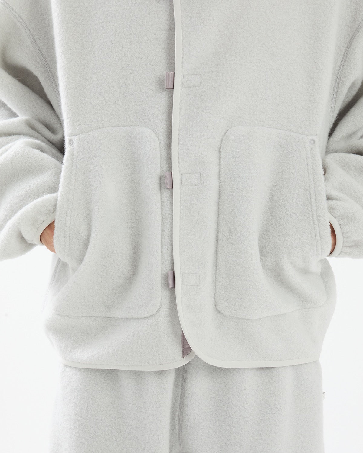 WOOL FLEECE HOODIE