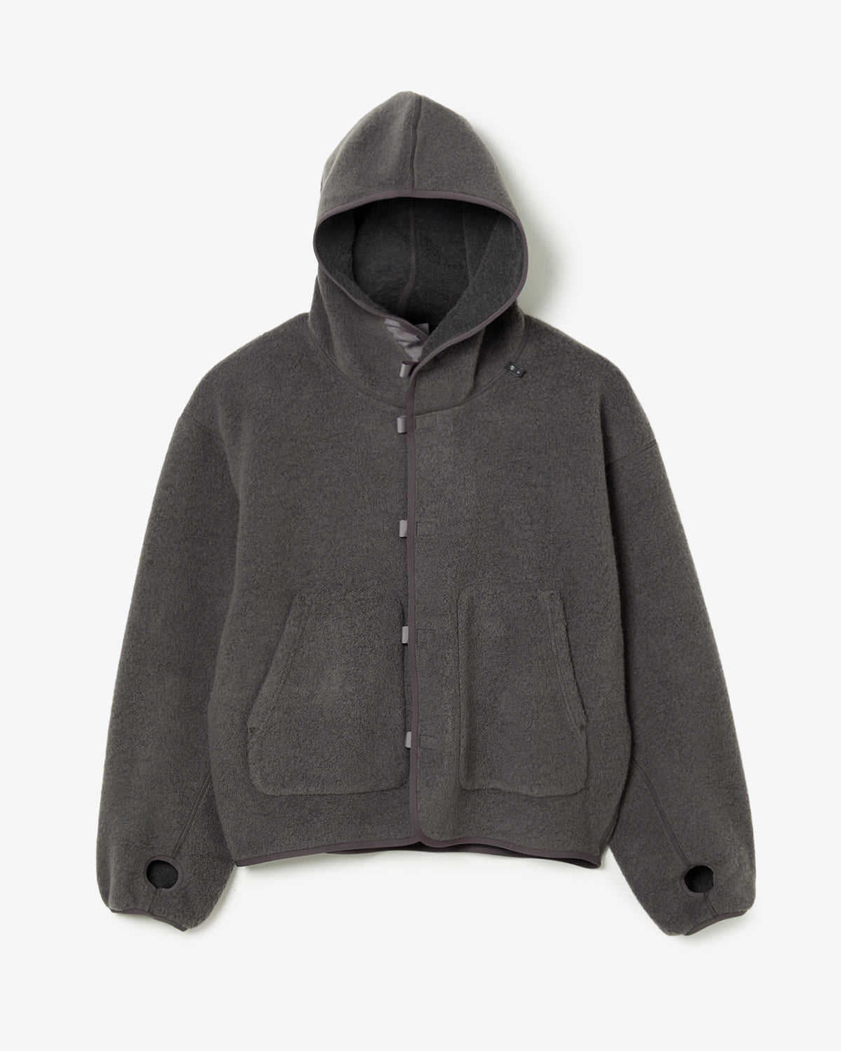 WOOL FLEECE HOODIE