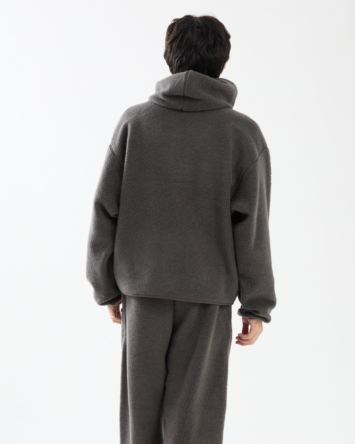 WOOL FLEECE HOODIE