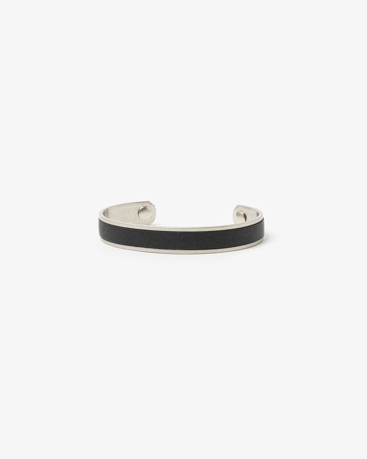 BRASS BRACELET NARROW with COW LEATHER