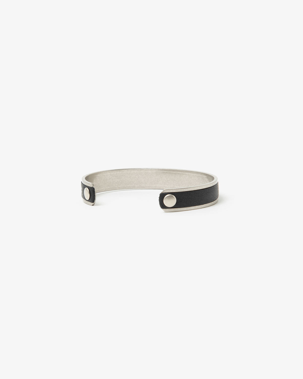 BRASS BRACELET NARROW with COW LEATHER