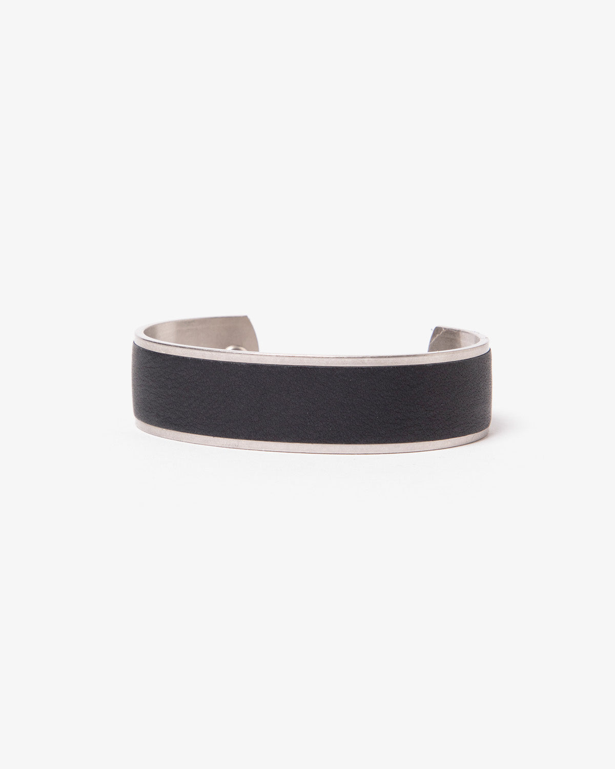 BRASS BRACELET WIDE with COW LEATHER