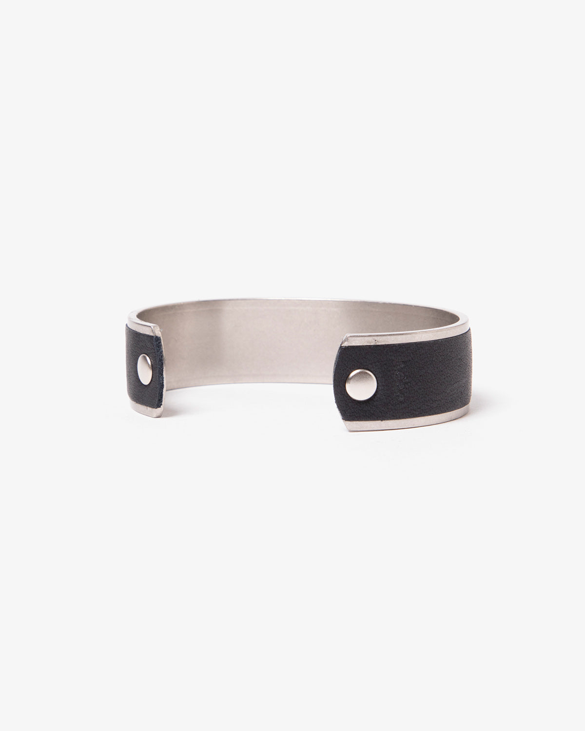 BRASS BRACELET WIDE with COW LEATHER