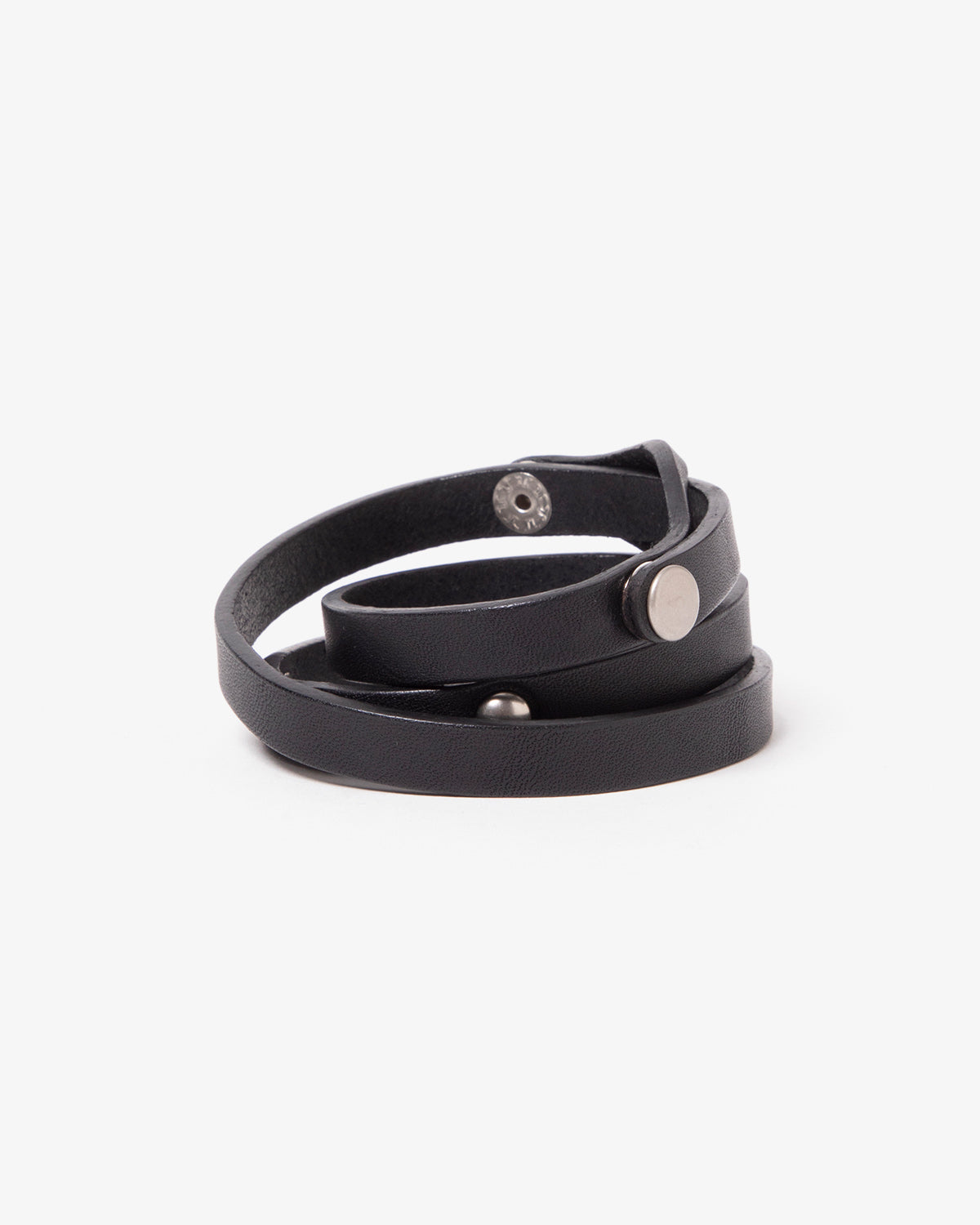 STUDDED WRAP BRACELET COW LEATHER