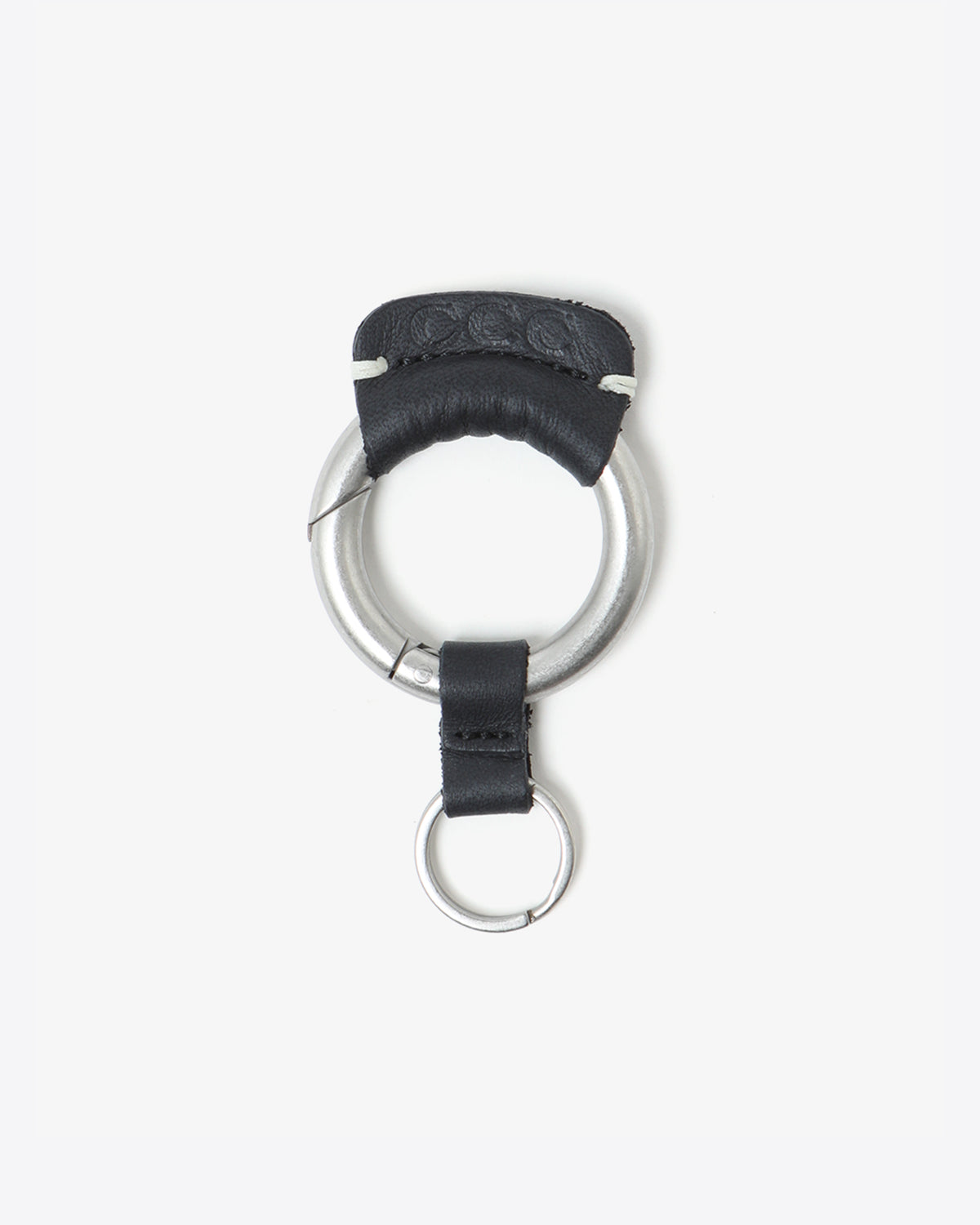 ROUND KEY RING with COW LEATHER for CITY COUNTRY CITY