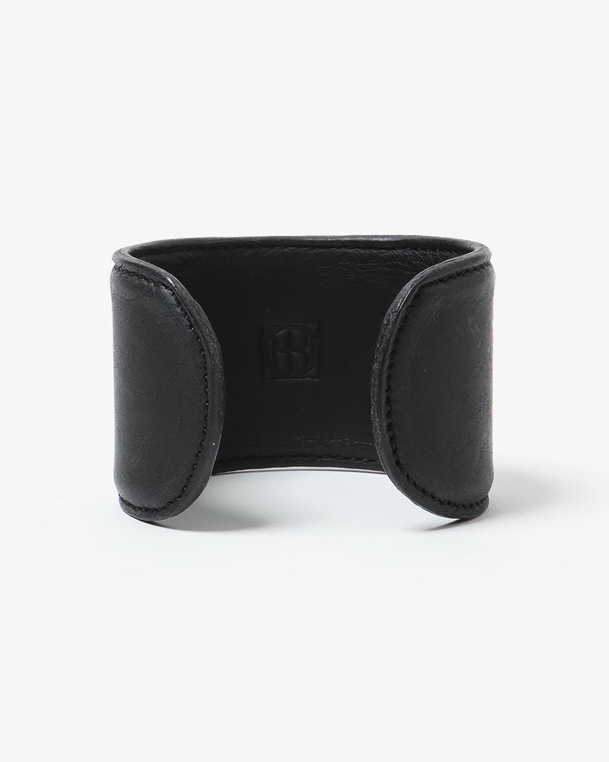 BANGLE WIDE COW LEATHER