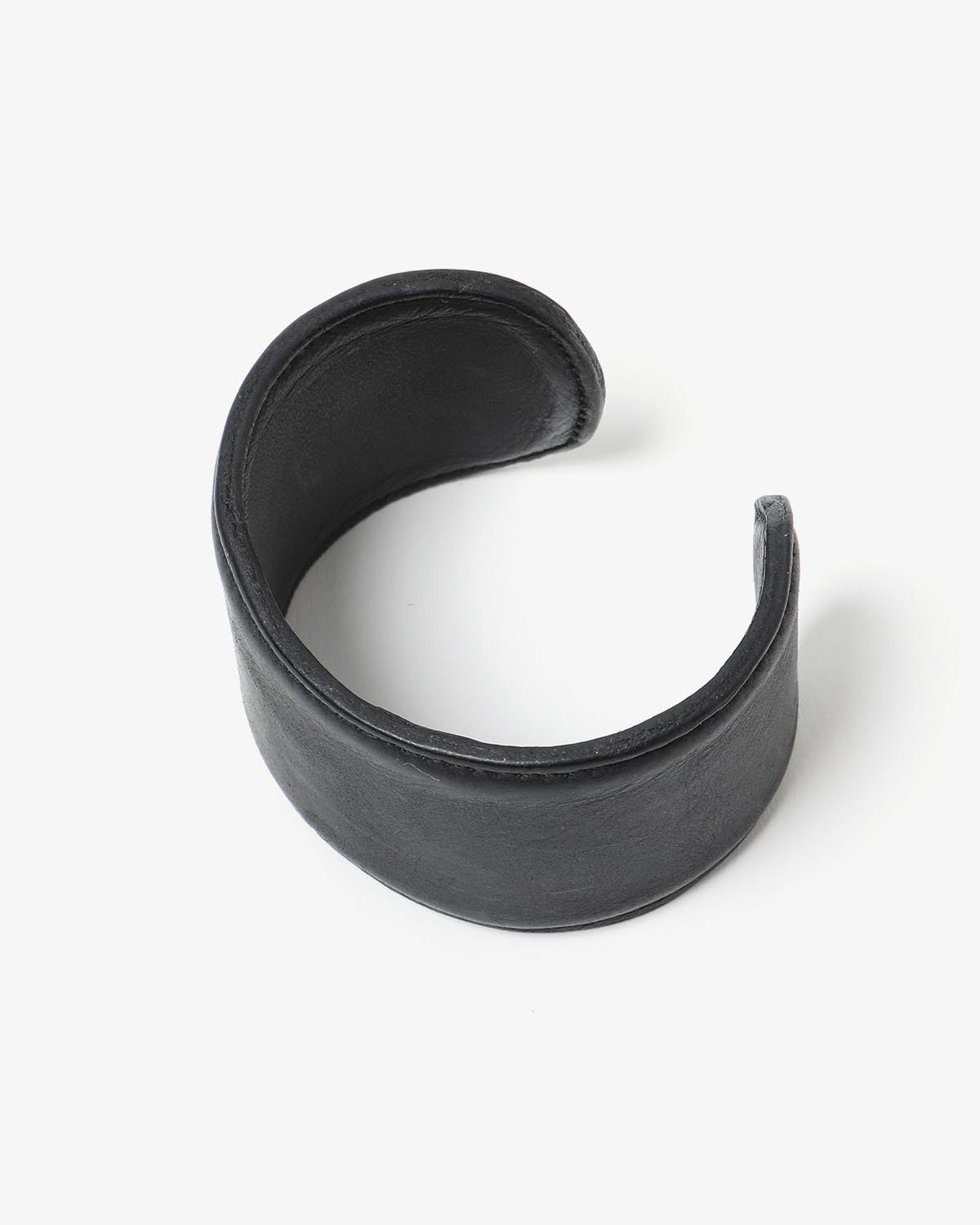 BANGLE WIDE COW LEATHER