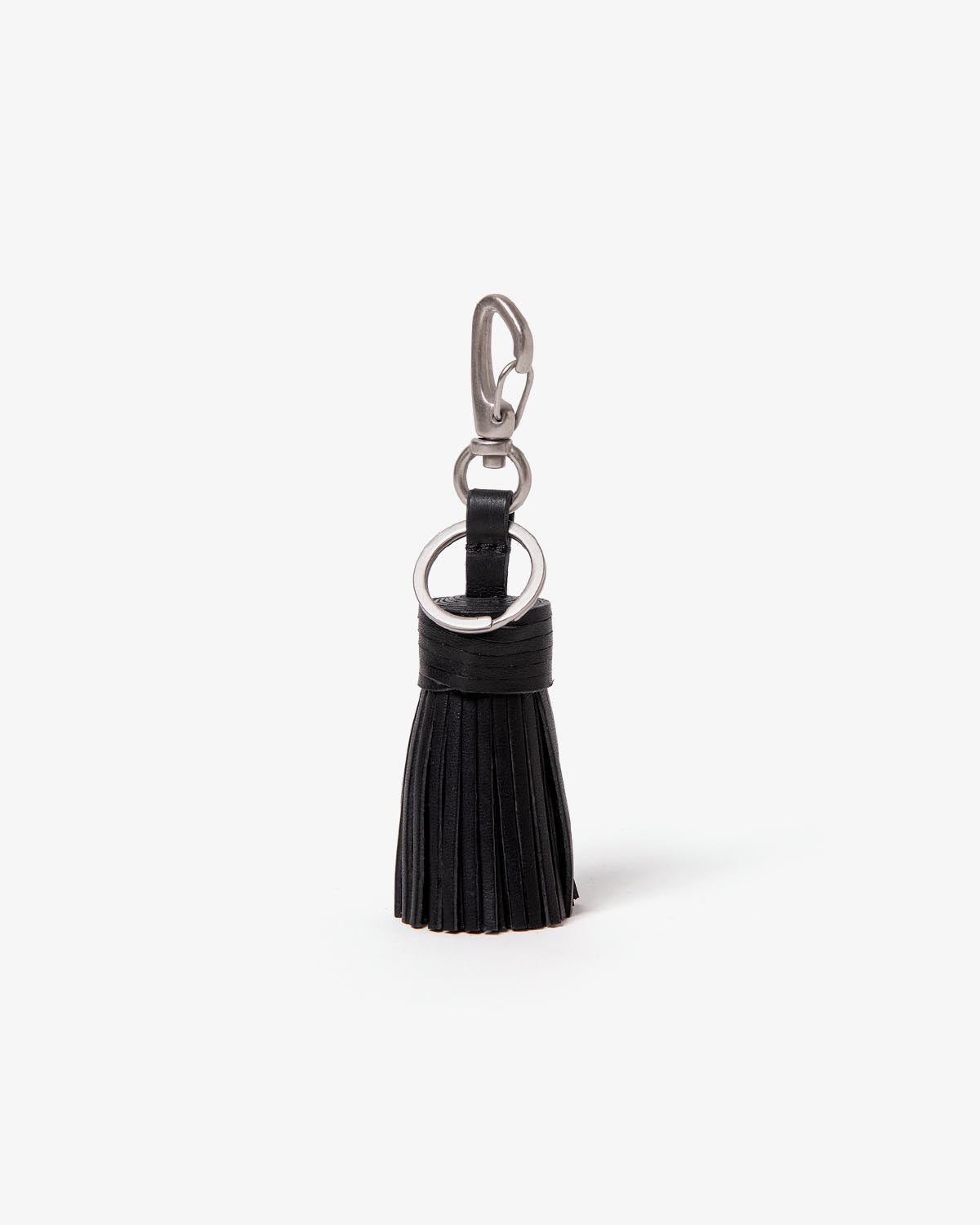 TASSEL KEY RING with HORSE LEATHER
