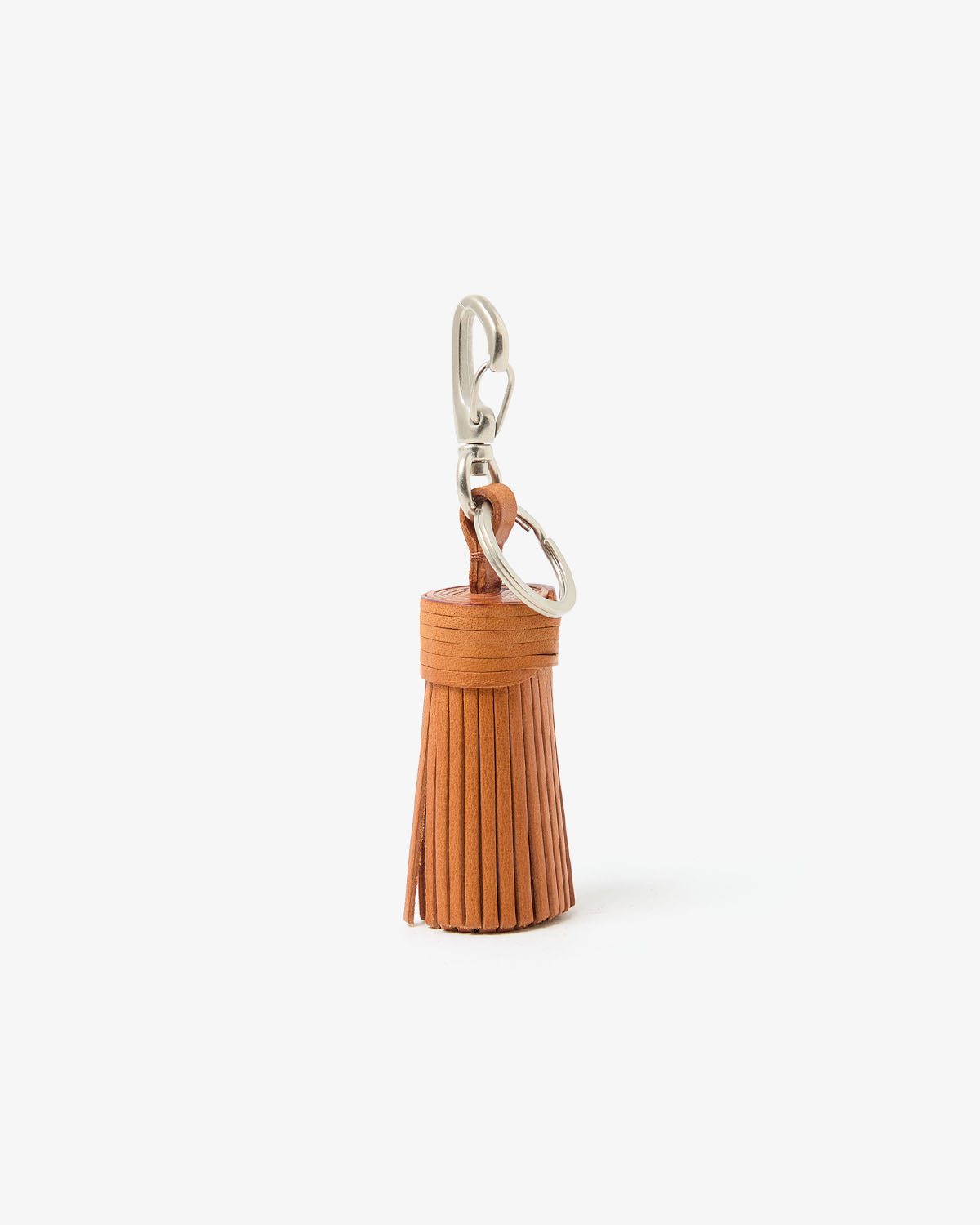 TASSEL KEY RING with HORSE LEATHER