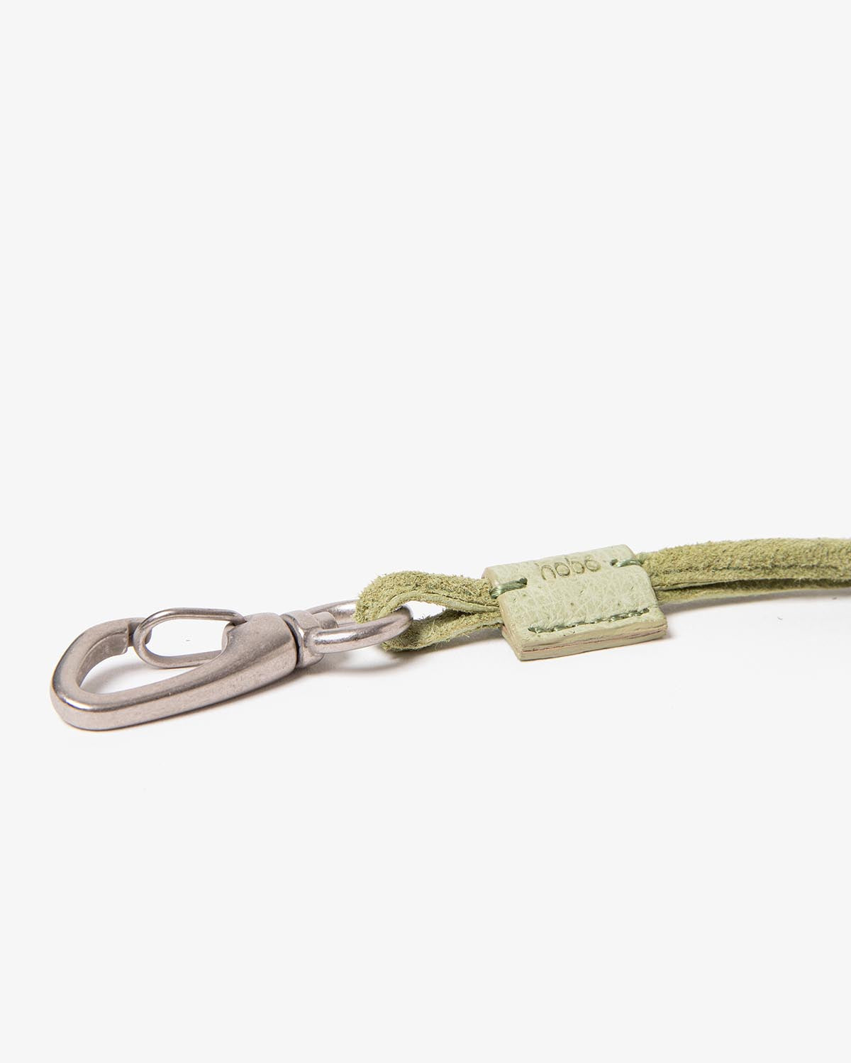 STRAP KEY RING SHORT with PIG SUEDE