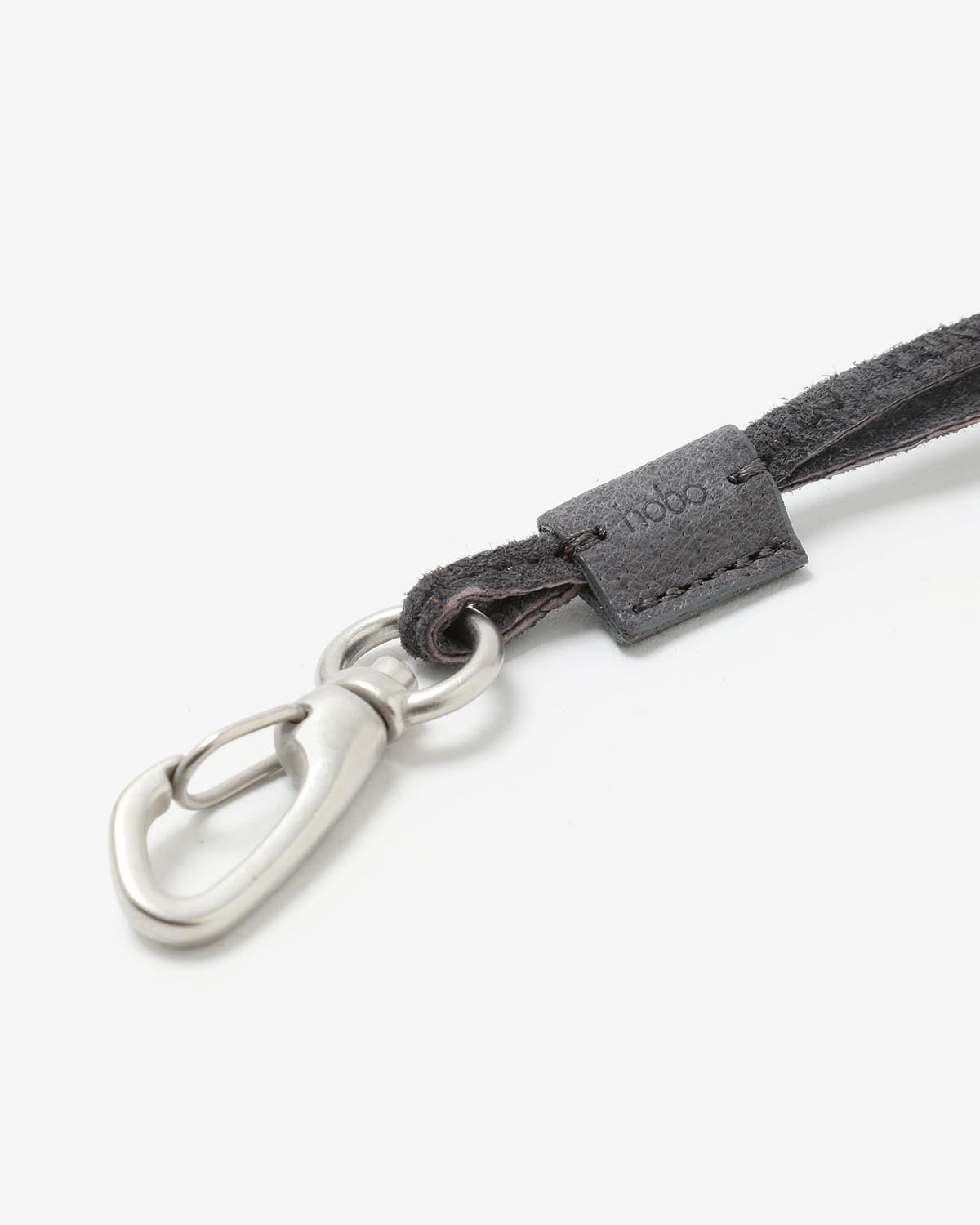 STRAP KEY RING LONG with PIG SUEDE