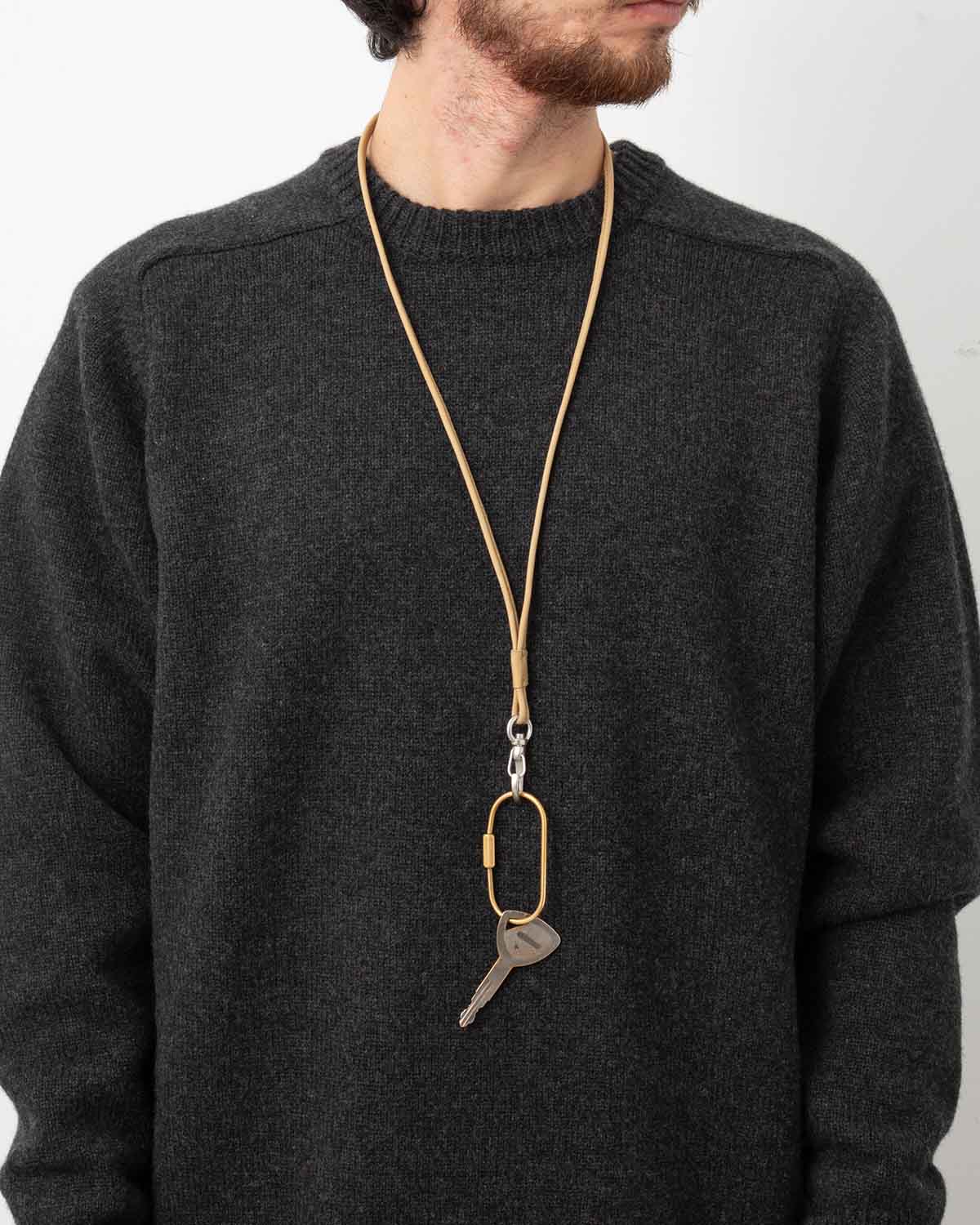 STRAP KEY RING SHORT with DEER LEATHER