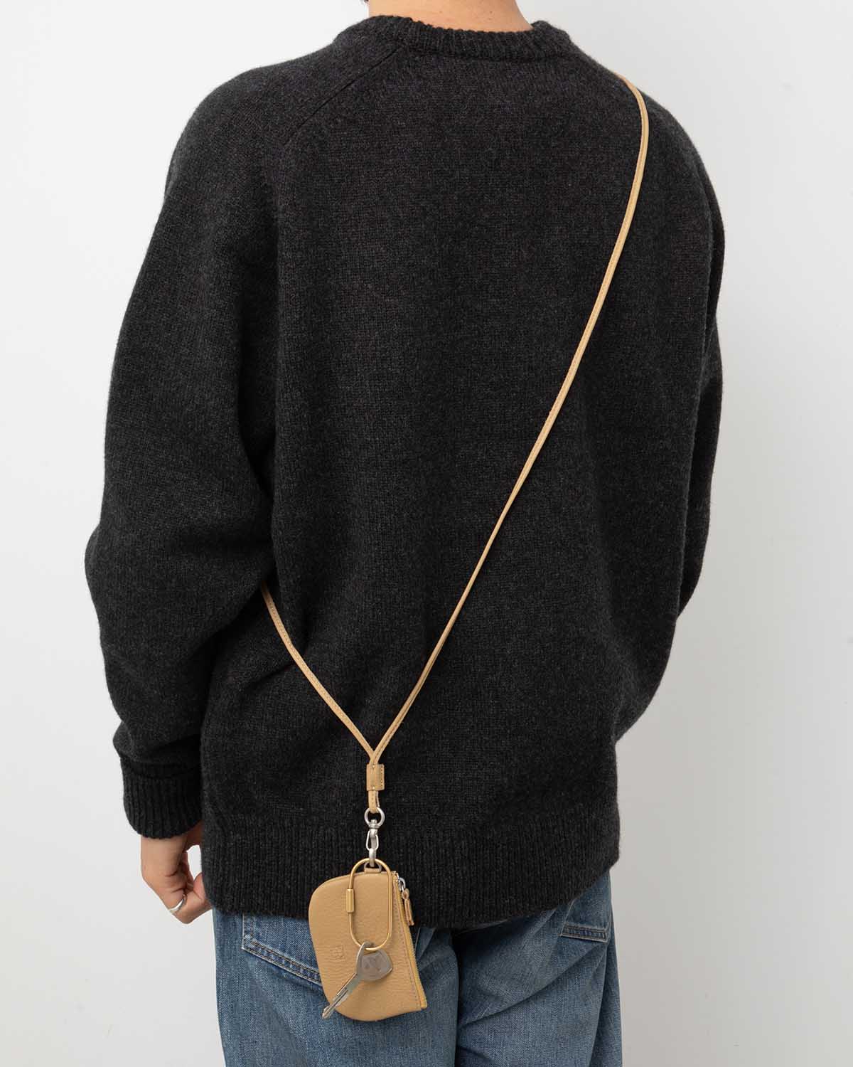 STRAP KEY RING LONG with DEER LEATHER