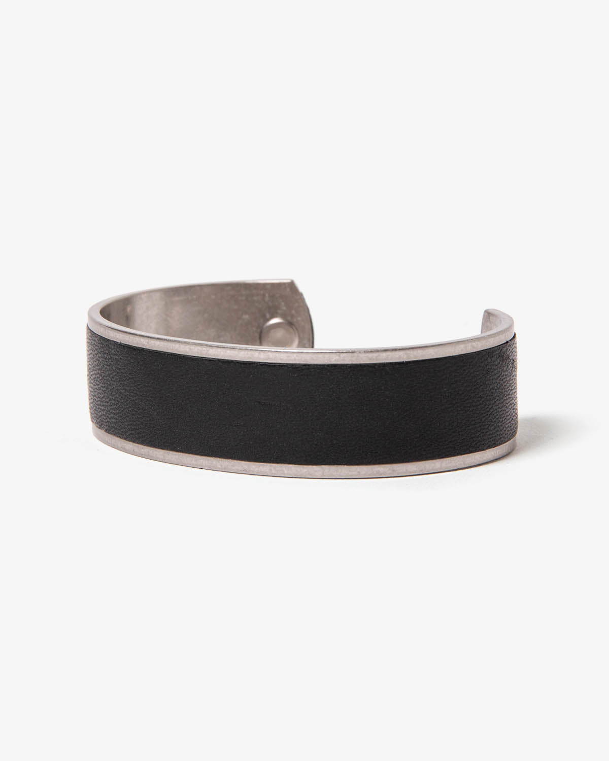 BRASS BRACELET WIDE with HORSE LEATHER