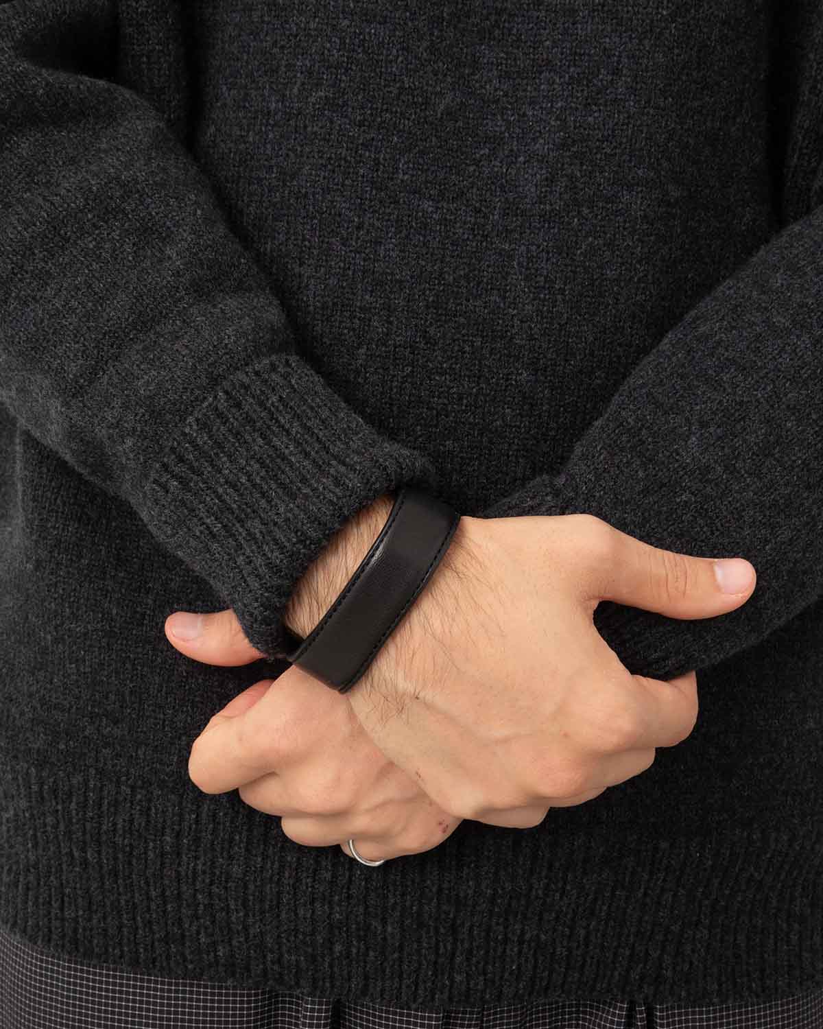 BANGLE NARROW HORSE LEATHER