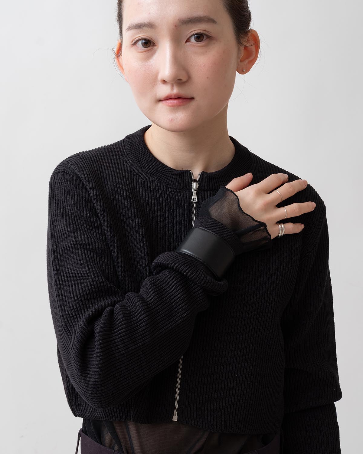 BANGLE WIDE HORSE LEATHER