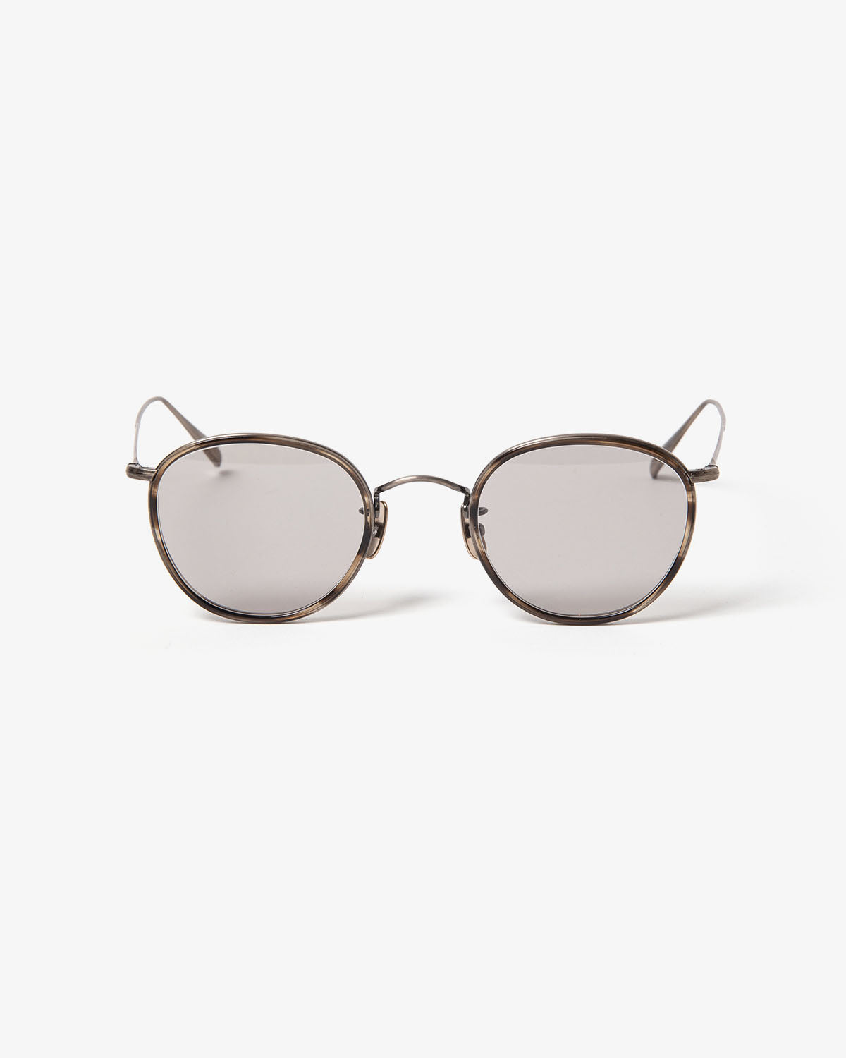 ROUND FRAME SUNGLASSES TITANIUM by KANEKO OPTICAL