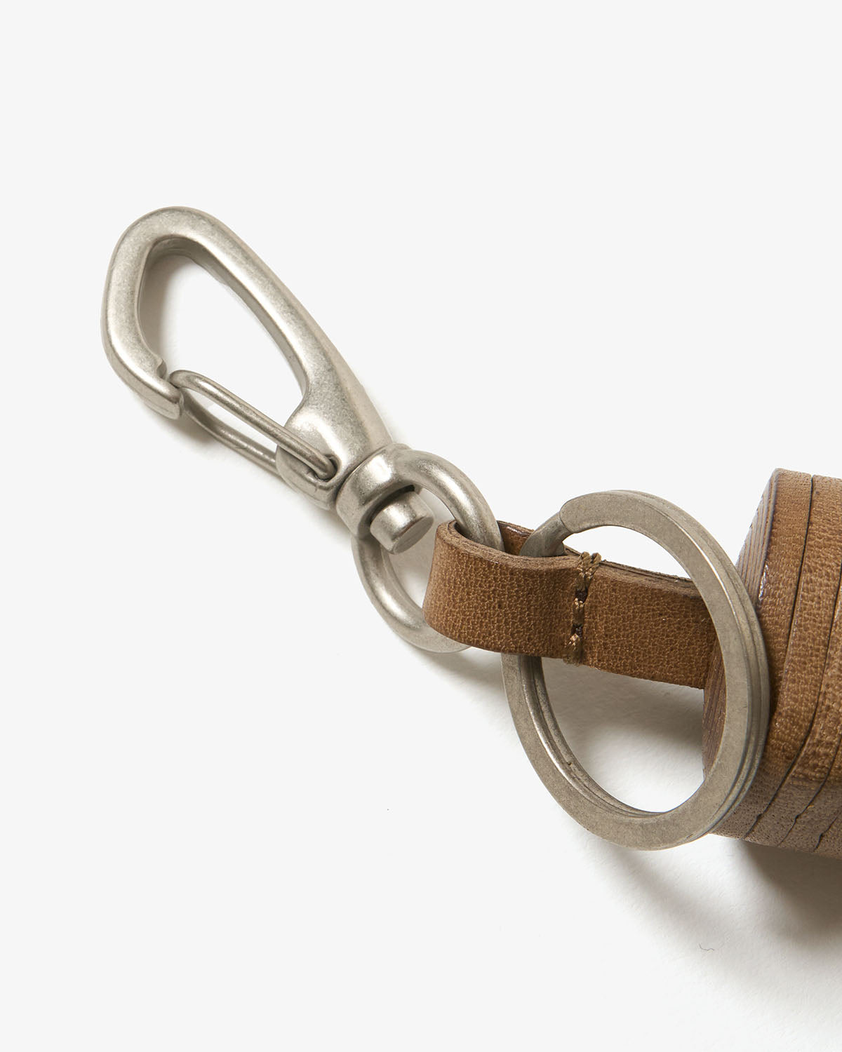 TASSEL KEY RING HORSE LEATHER