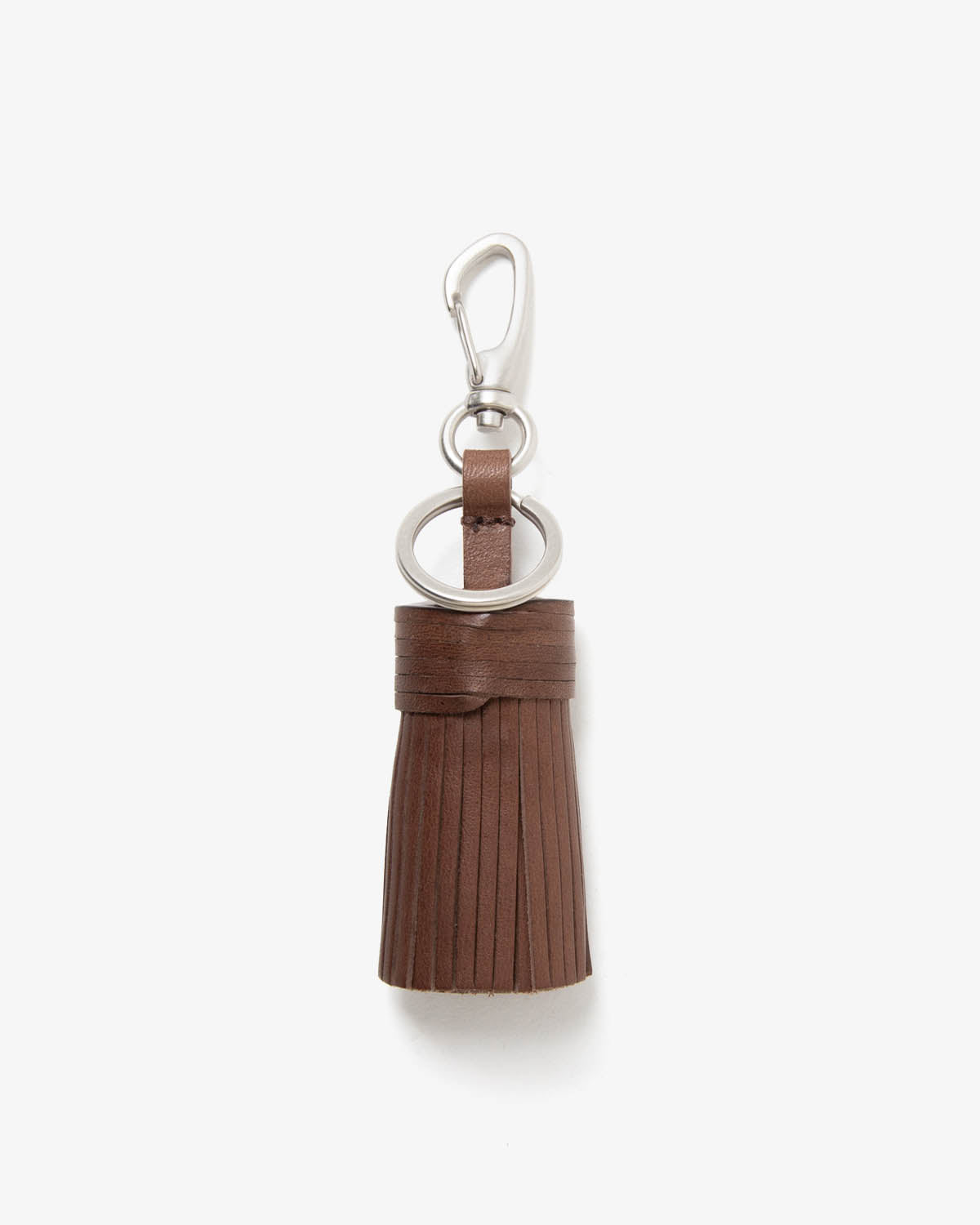 TASSEL KEY RING HORSE LEATHER