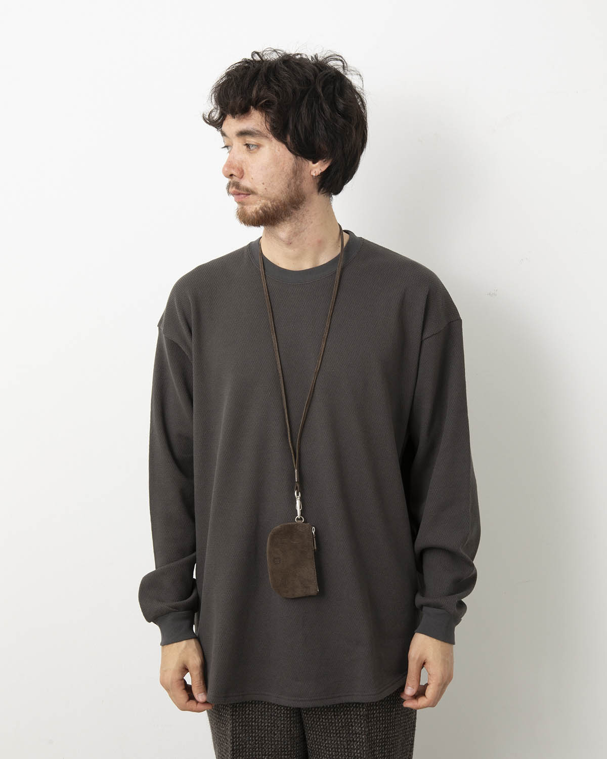 STRAP KEY RING PIG SUEDE