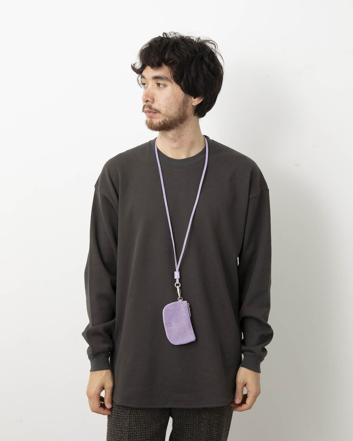 STRAP KEY RING PIG SUEDE