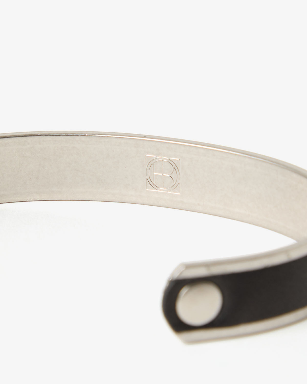 BRASS BRACELET NARROW with HORSE LEATHER