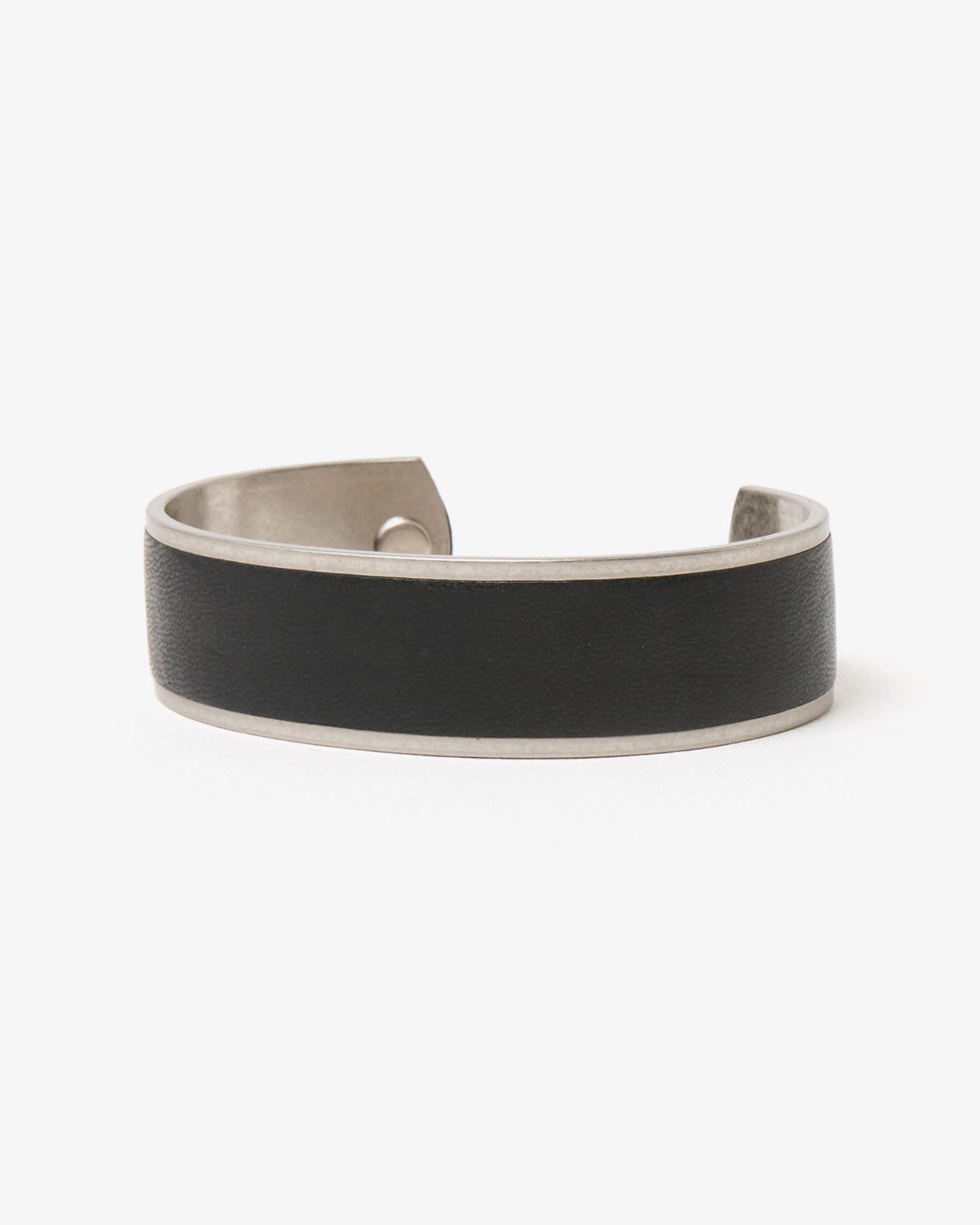 BRASS BRACELET WIDE with HORSE LEATHER