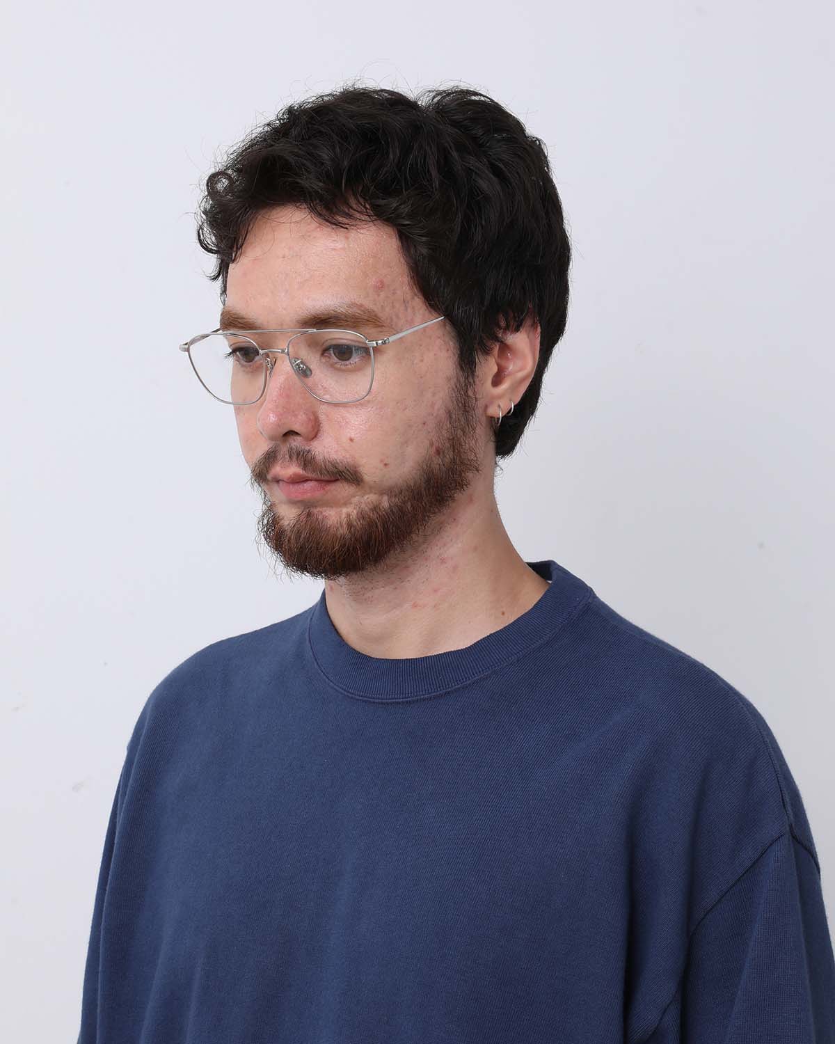 BRIDGE FRAME SUNGLASSES TITANIUM by KANEKO OPTICAL