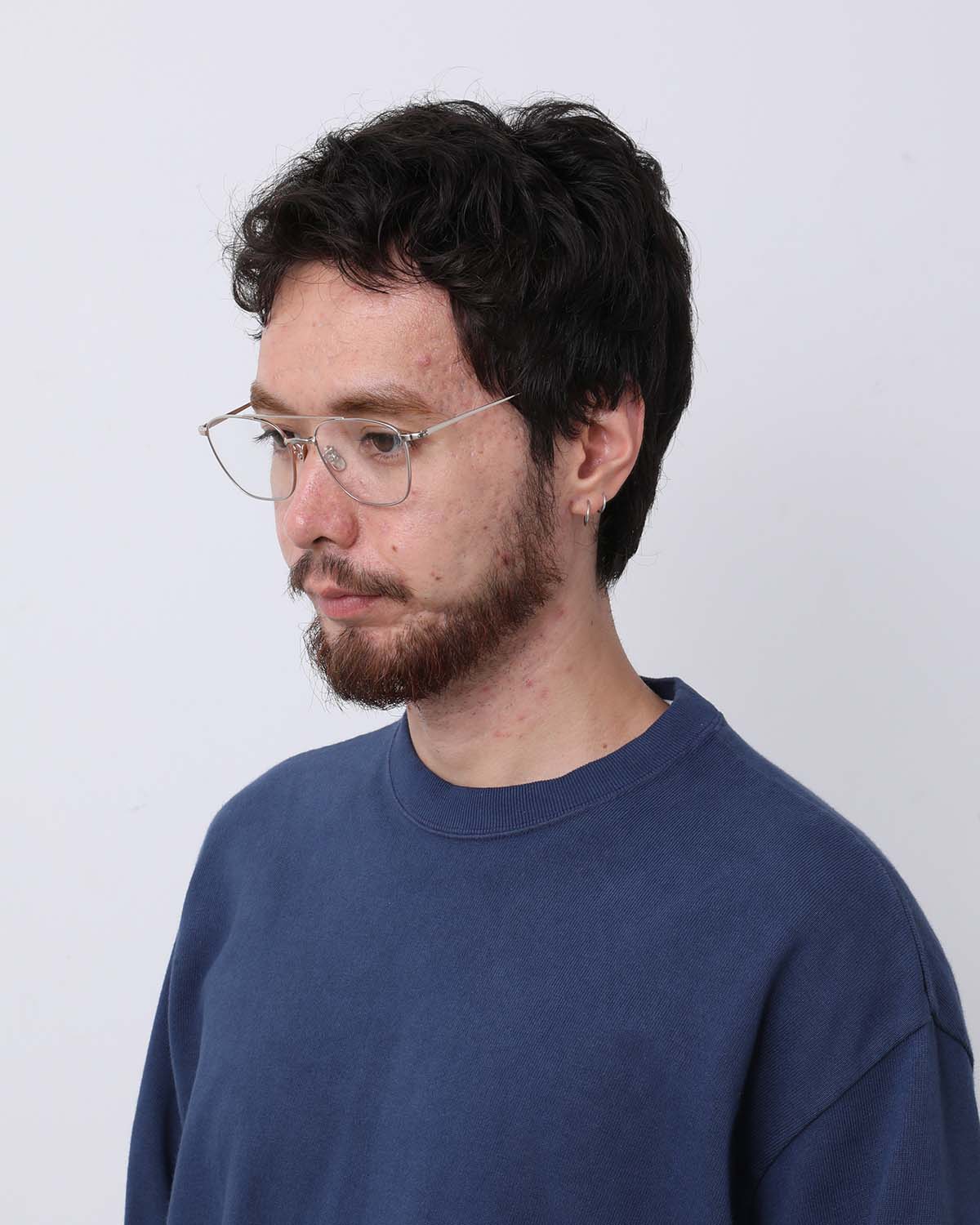 BRIDGE FRAME SUNGLASSES TITANIUM by KANEKO OPTICAL