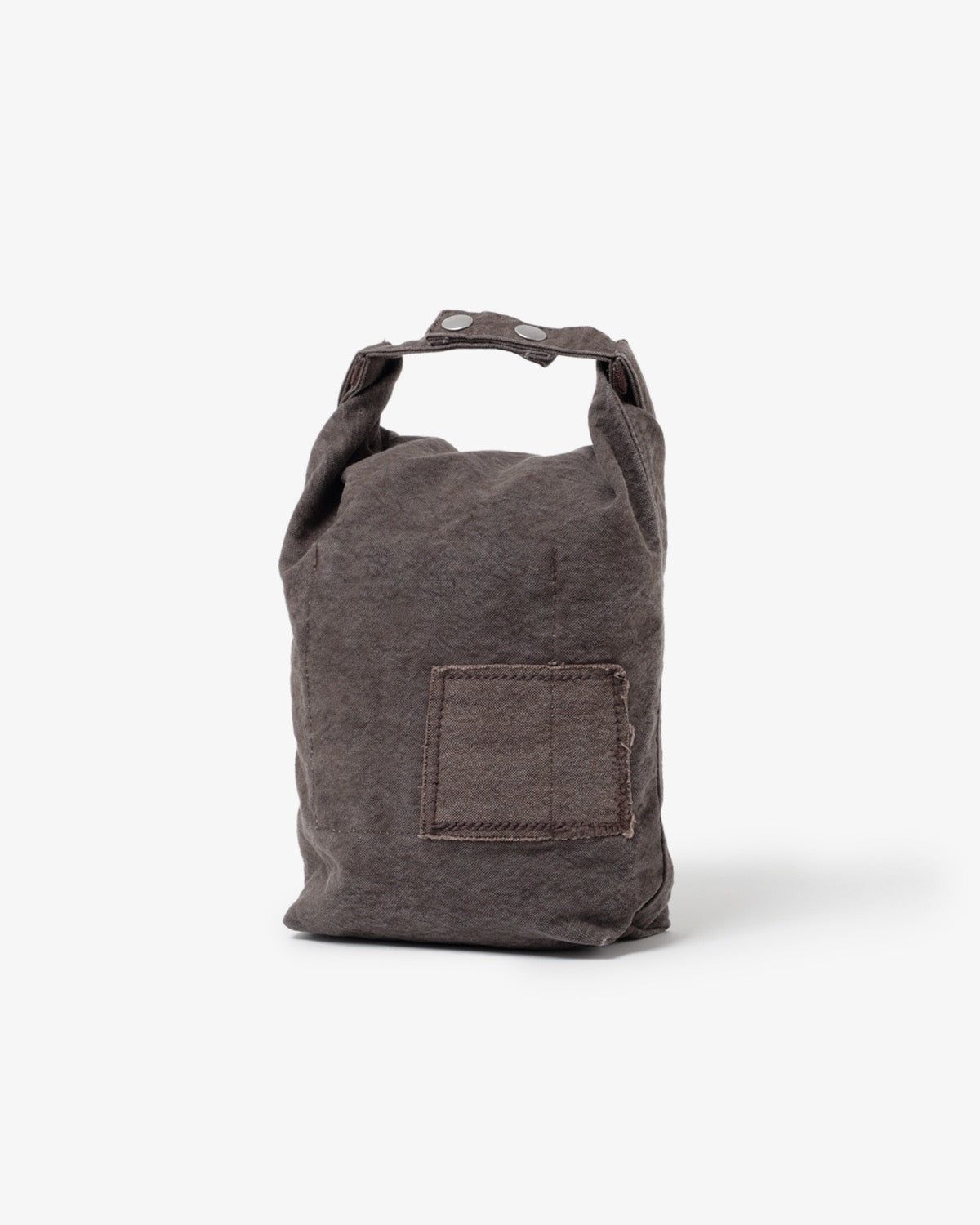 ROLL TOP BAG DUCK CANVAS KAKISHIBU DYED