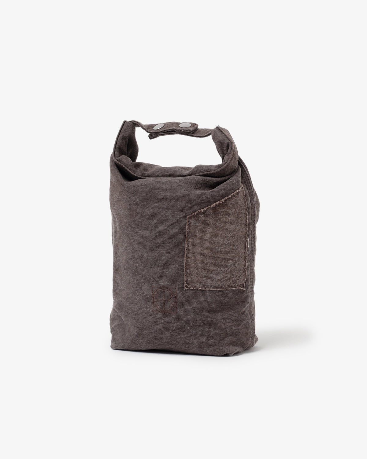 ROLL TOP BAG DUCK CANVAS KAKISHIBU DYED