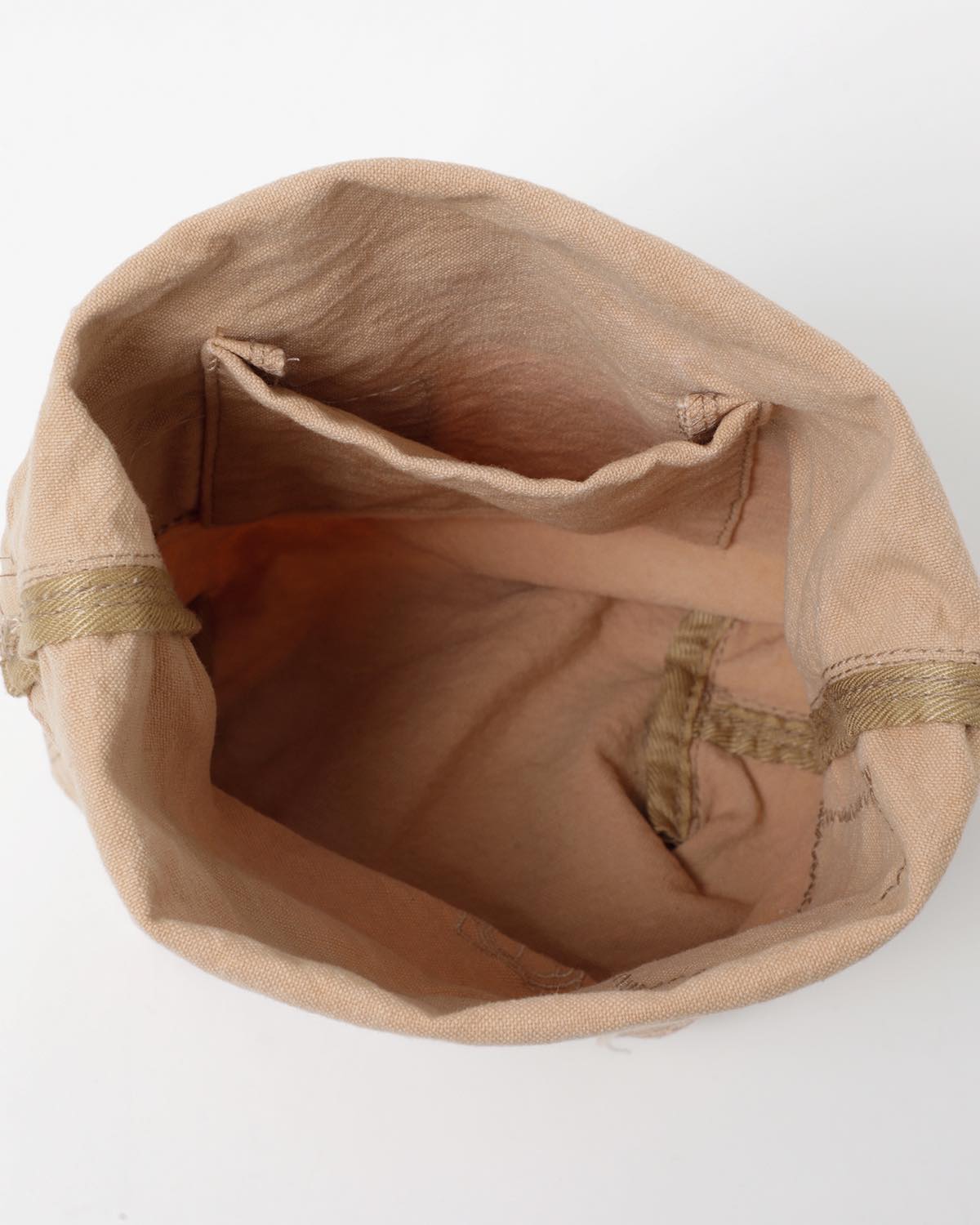 ROLL TOP BAG DUCK CANVAS KAKISHIBU DYED