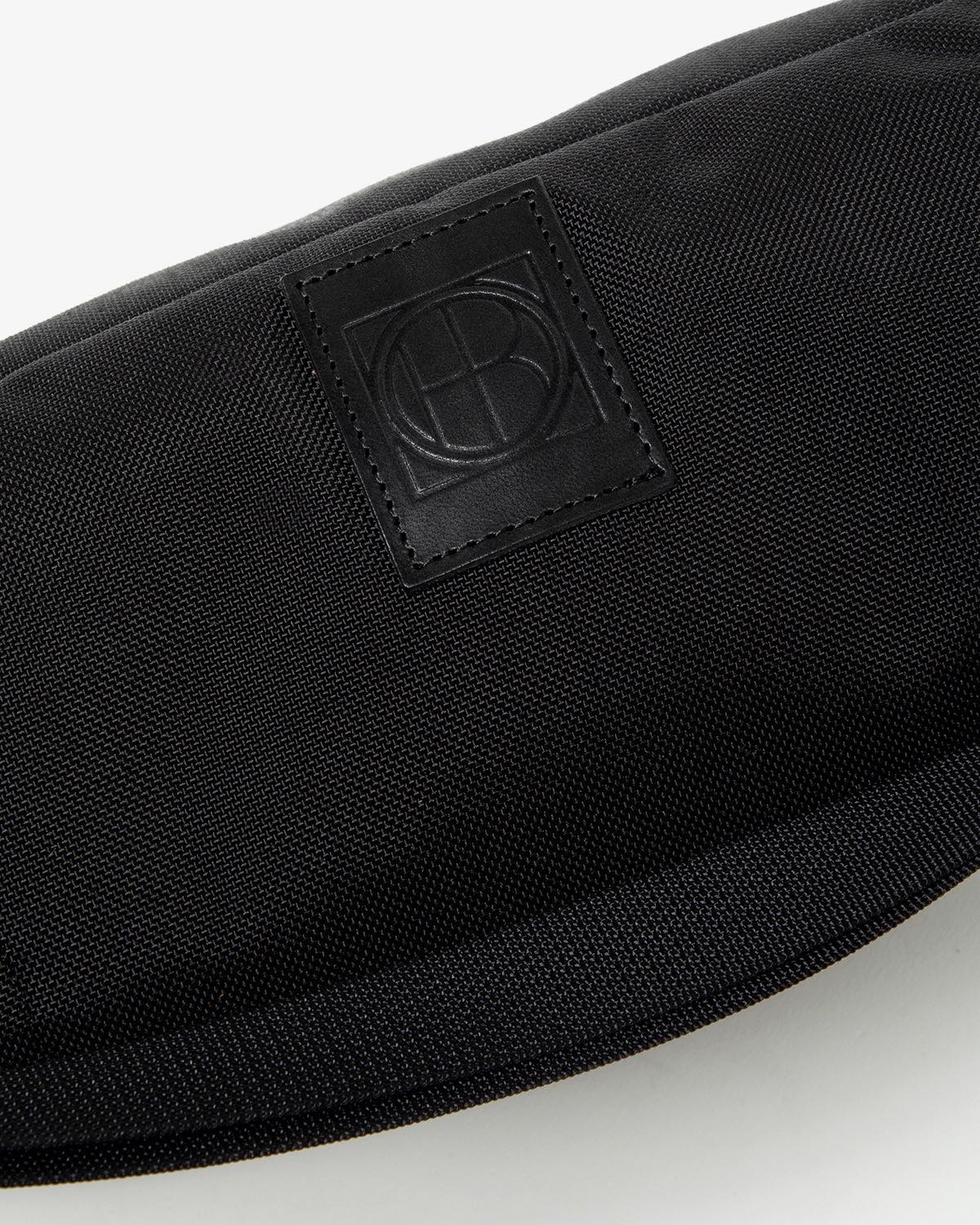 WAIST POUCH NYLON OXFORD with COW SUEDE