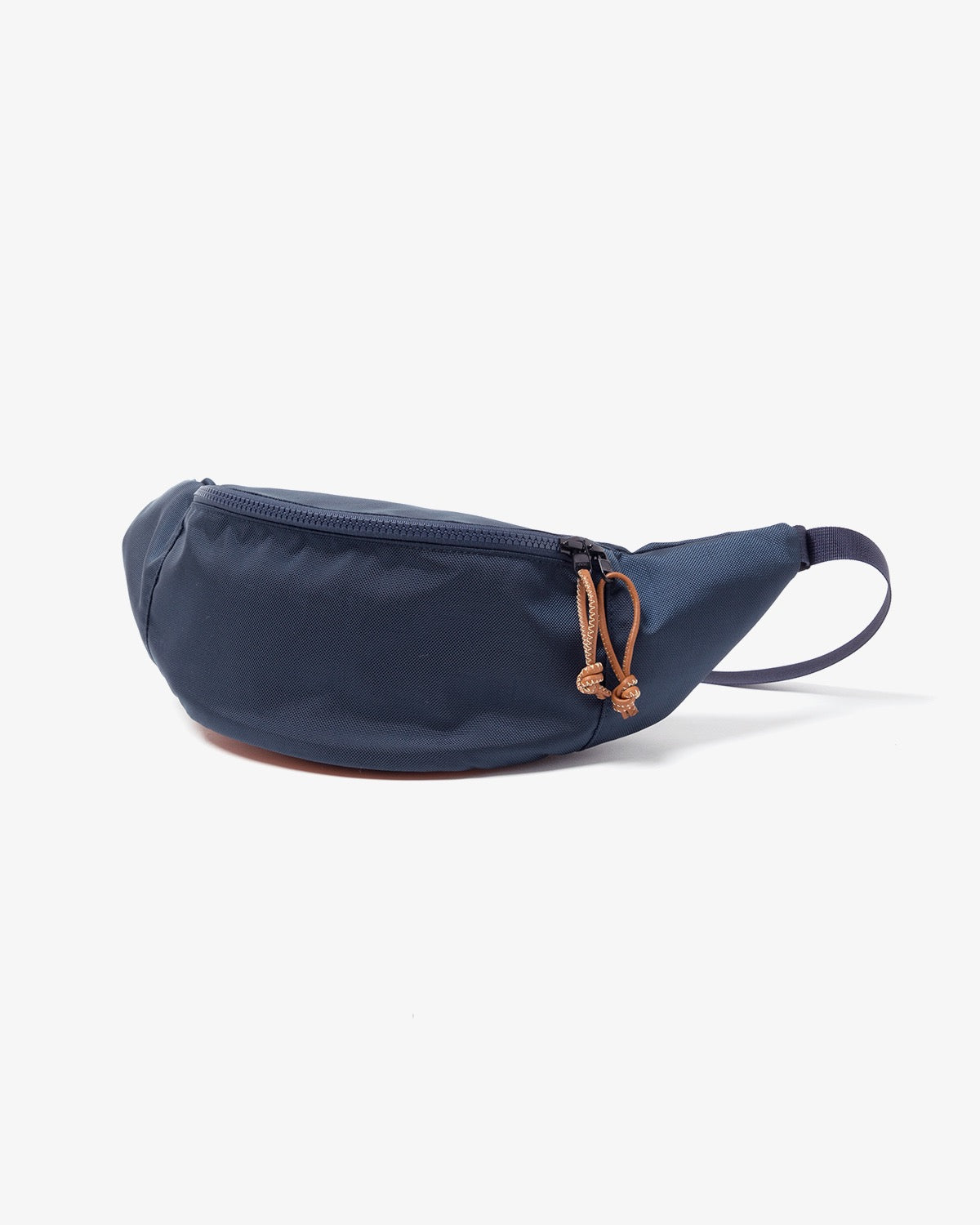 WAIST POUCH NYLON OXFORD with COW SUEDE