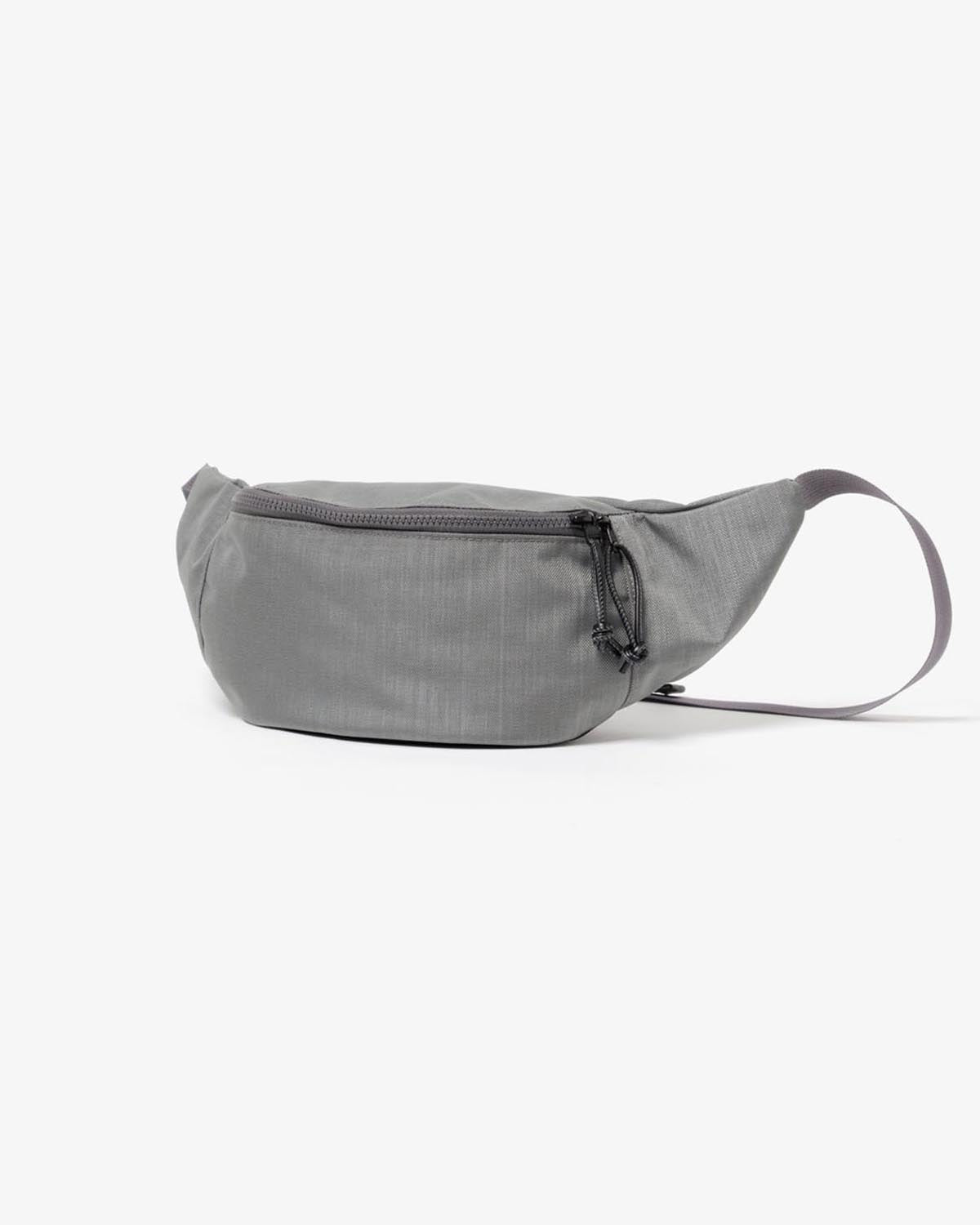 WAIST POUCH NYLON OXFORD with COW LEATHER