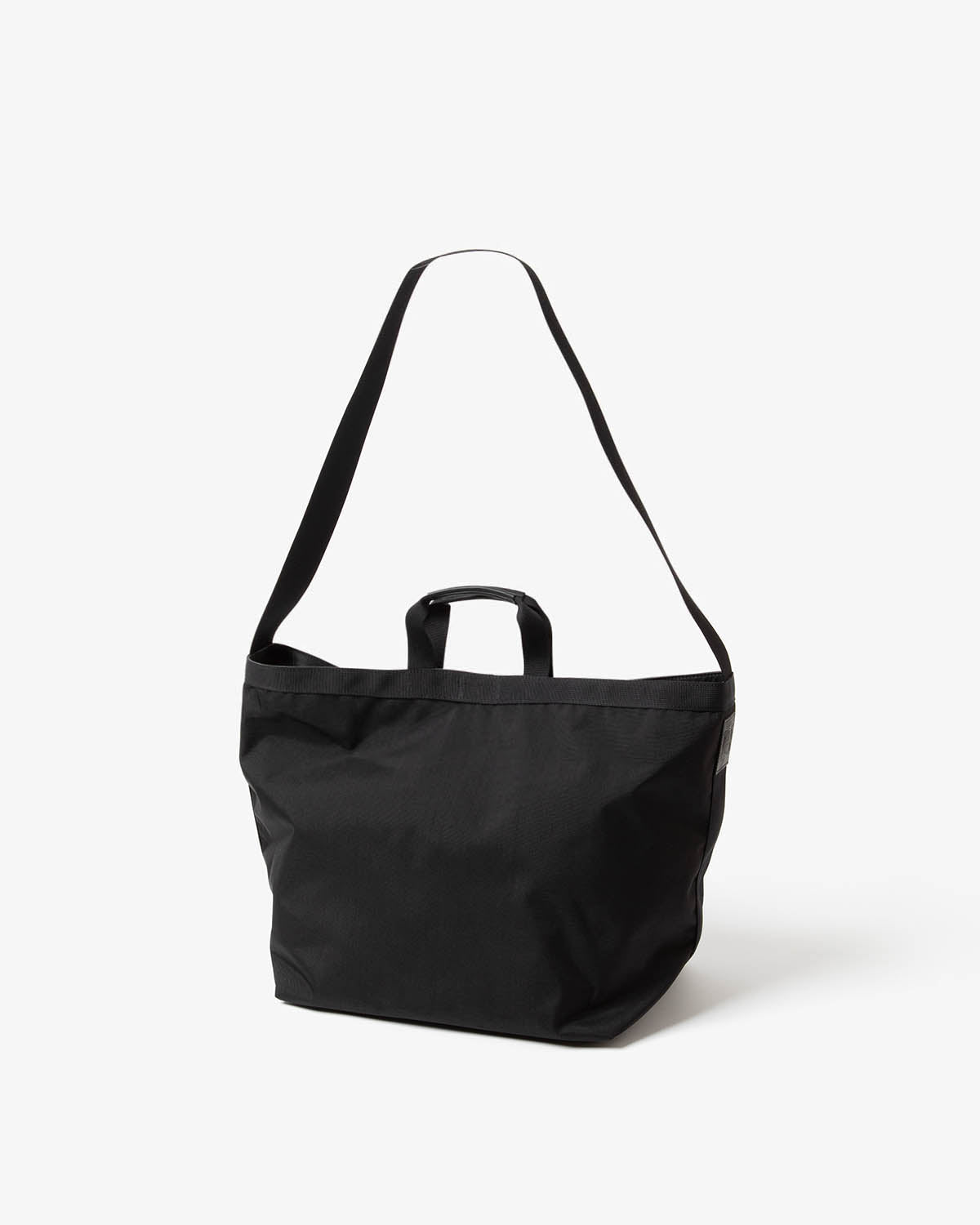 2WAY TOTE BAG NYLON OXFORD with COW LEATHER