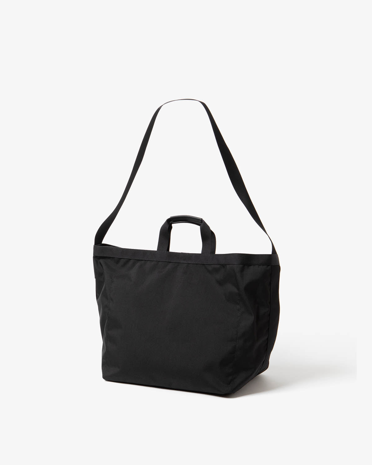 2WAY TOTE BAG NYLON OXFORD with COW LEATHER