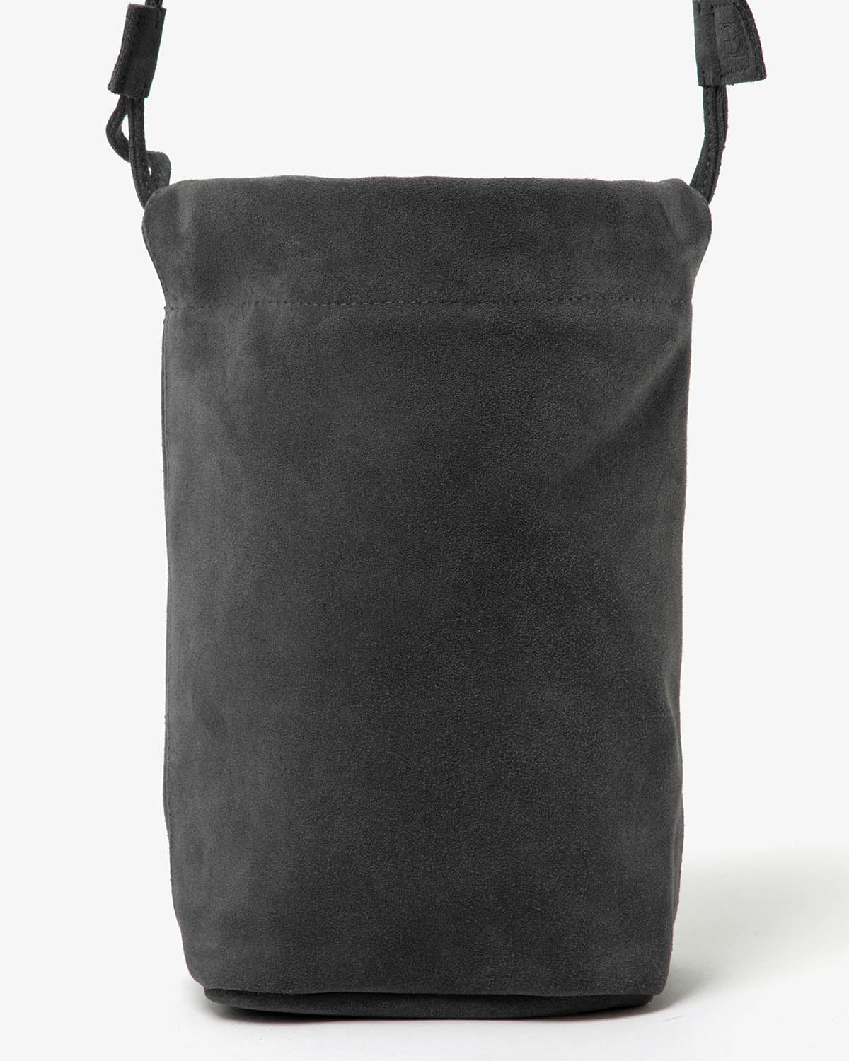 DRAWSTRING POUCH COW SUEDE