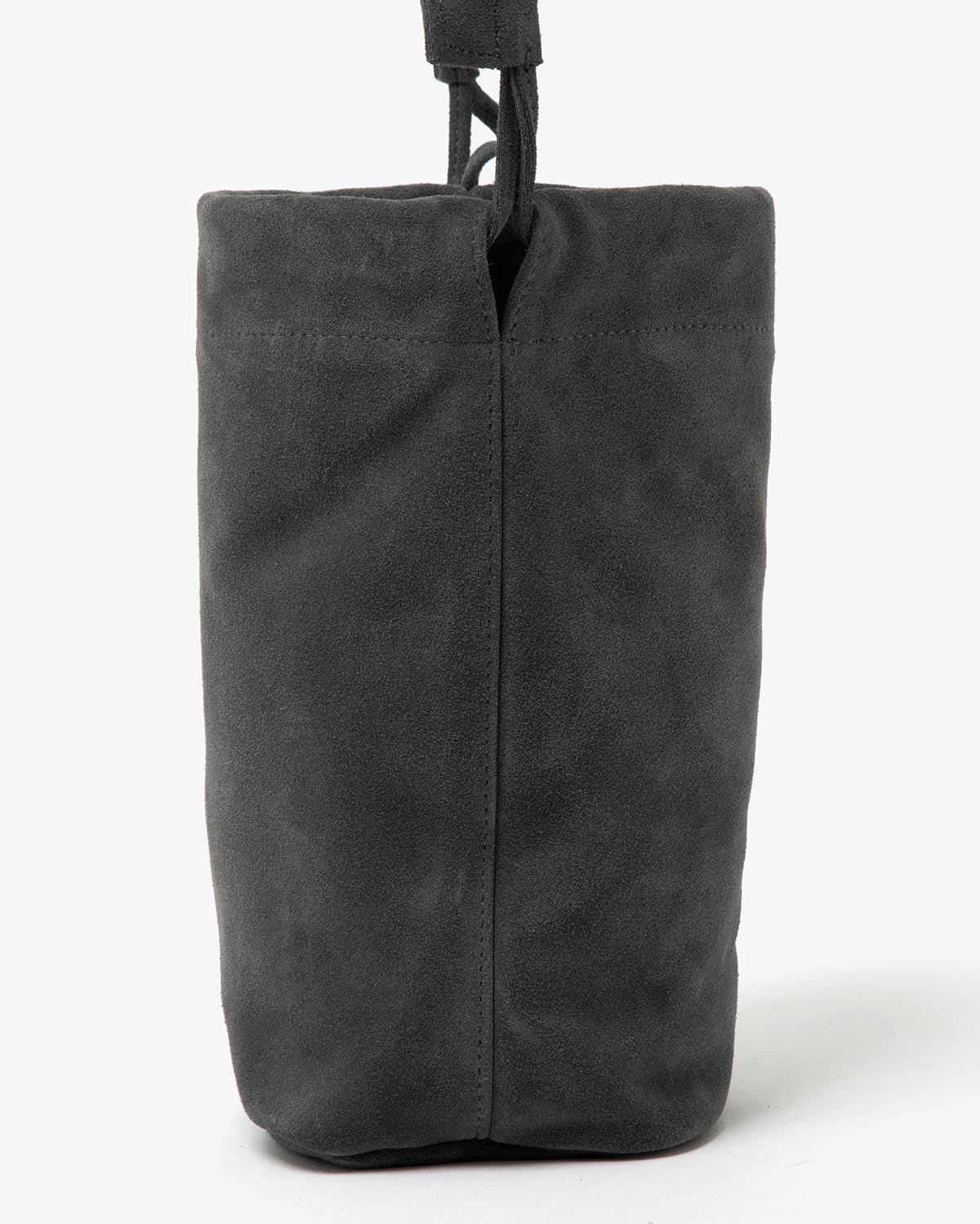 DRAWSTRING POUCH COW SUEDE