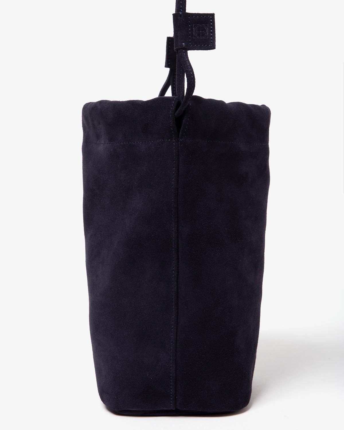 DRAWSTRING POUCH COW SUEDE