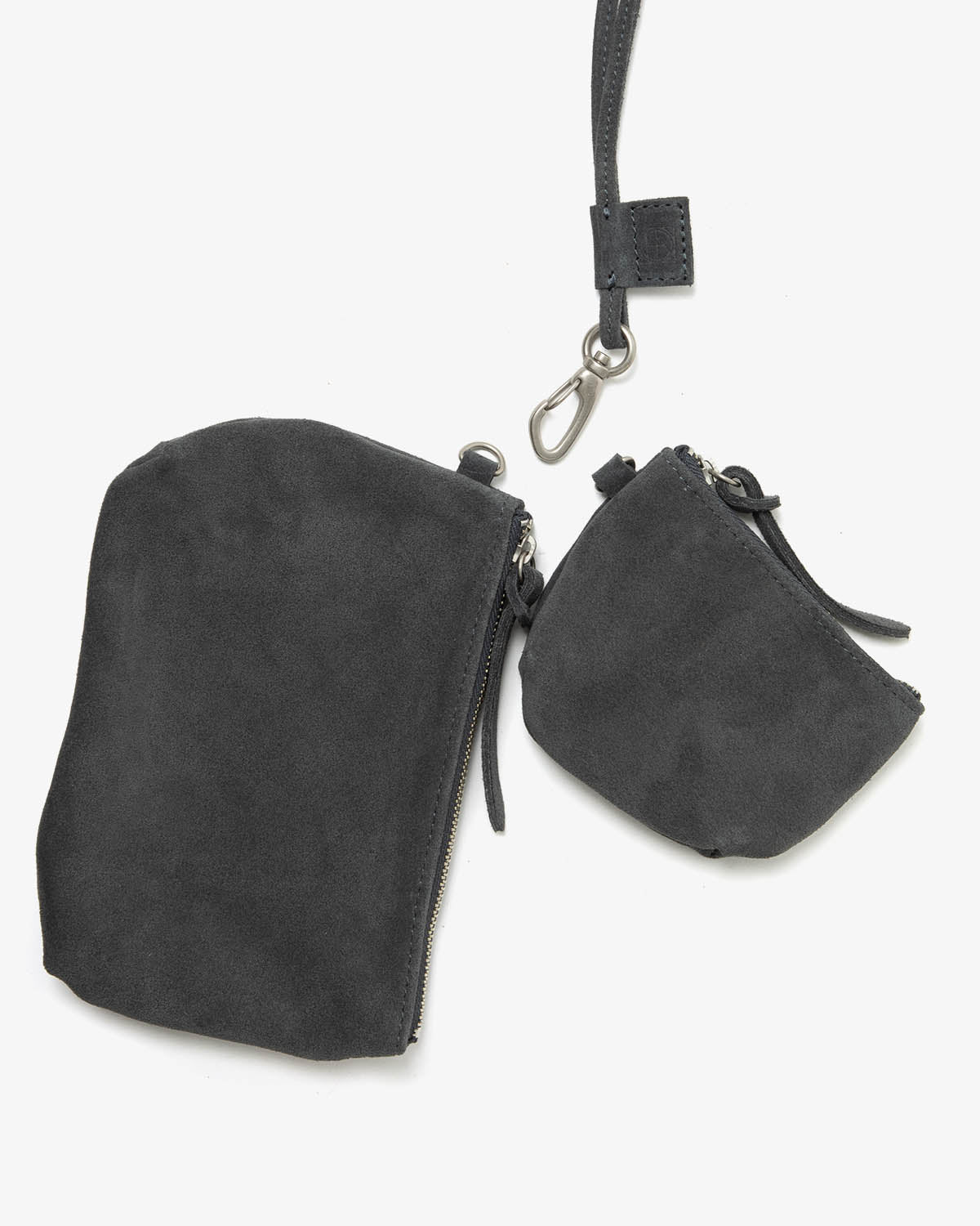 PAIR CASE COW SUEDE