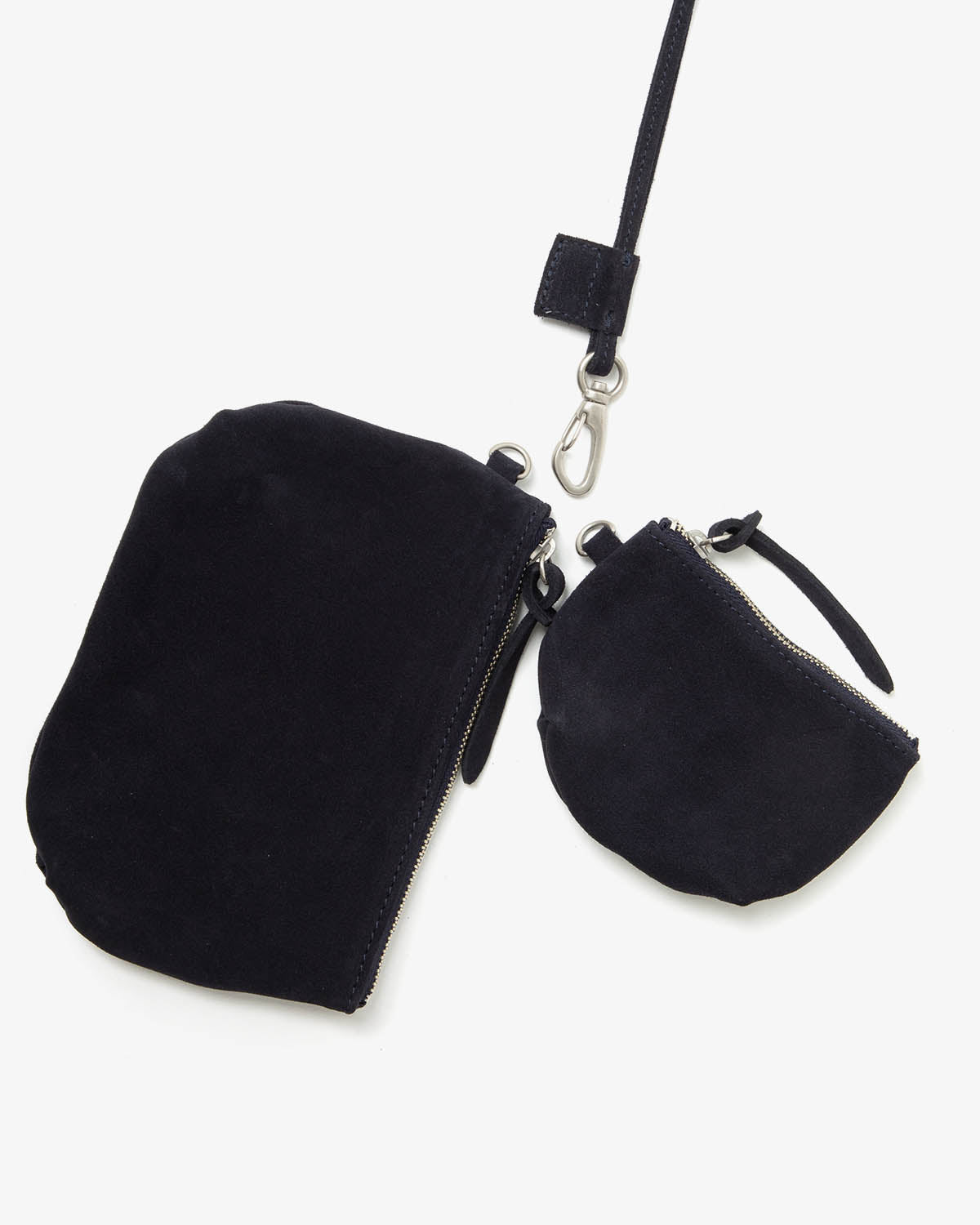 PAIR CASE COW SUEDE