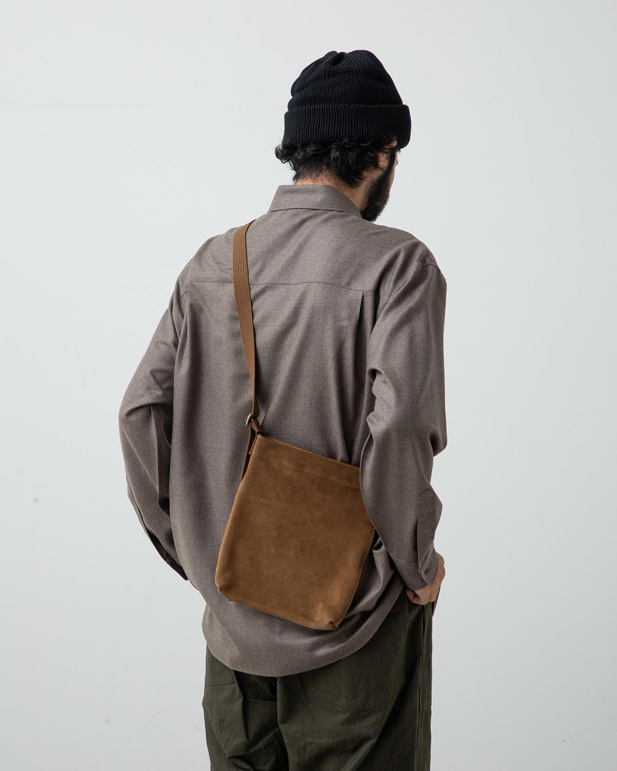 SHOULDER BAG M COW SUEDE