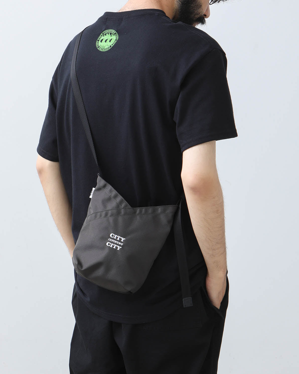 AZUMA SHOULDER BAG NYLON OXFORD for CITY COUNTRY CITY